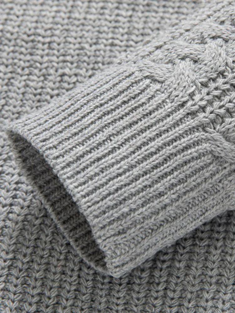 Leder Schnallen Rollkragenpullover - Image 9