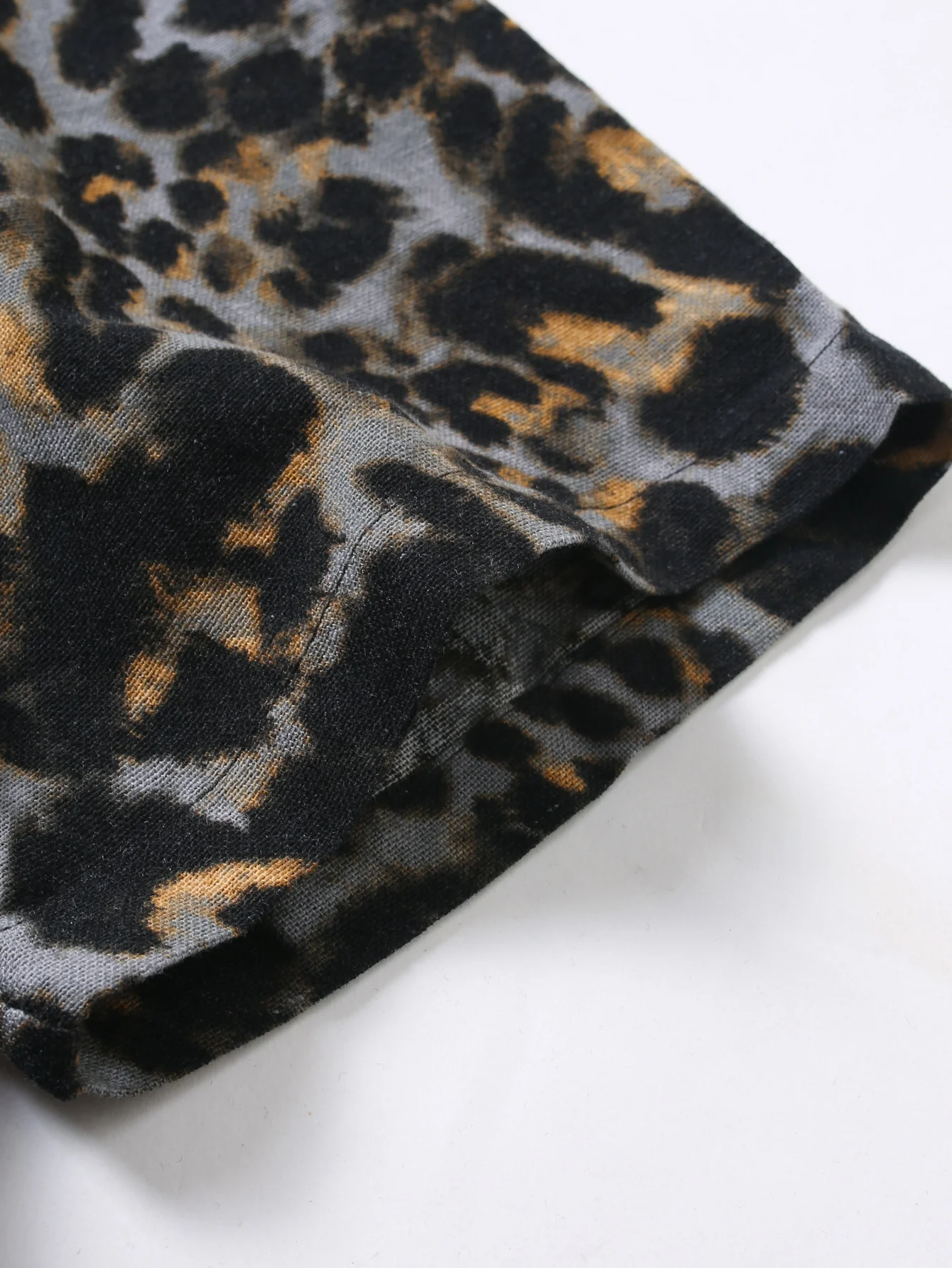 Leopard Print Button Up Shirt - Image 5