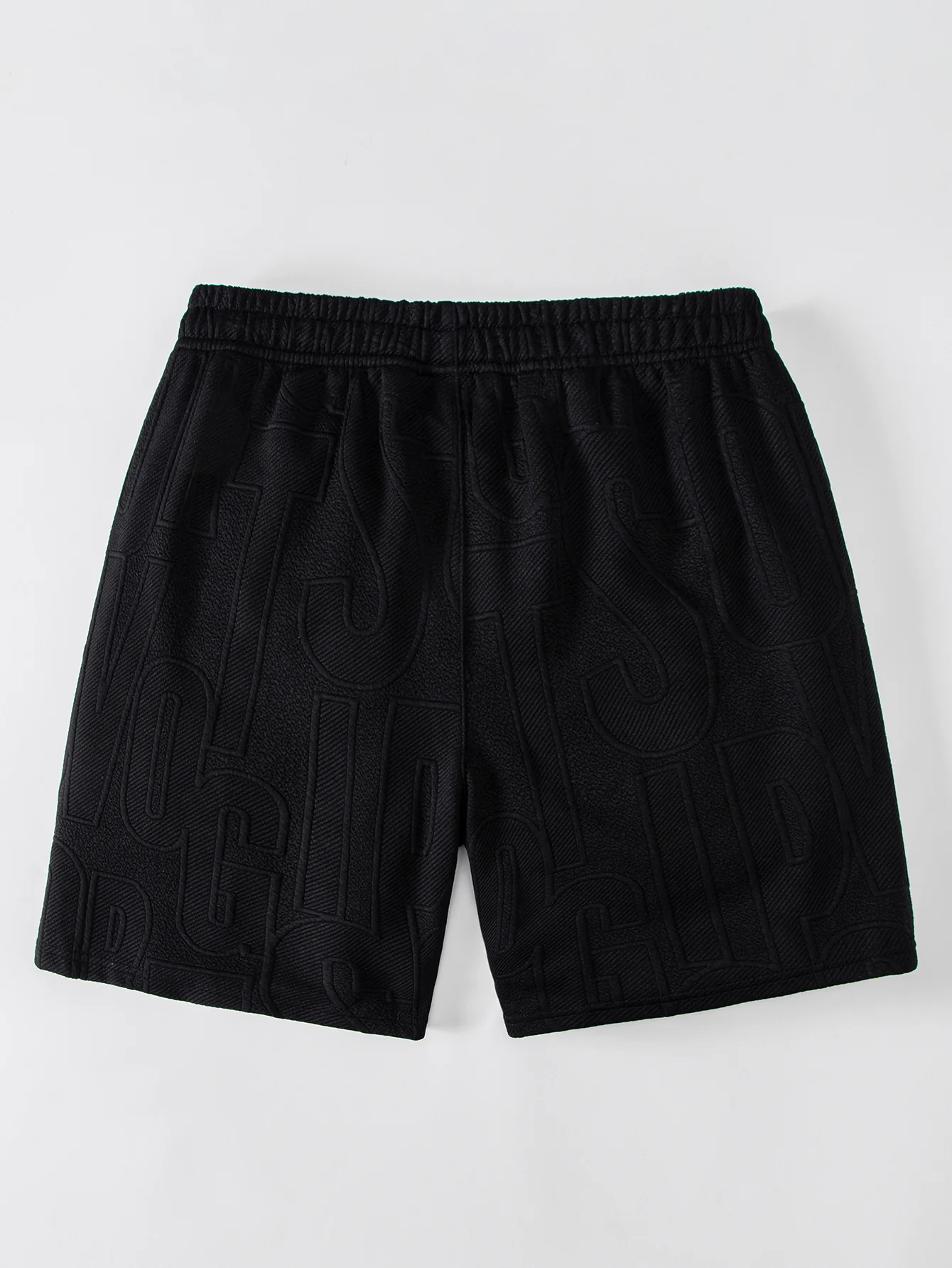 Letter Jacquard Tank Top & Drawstring Shorts Set - Image 13