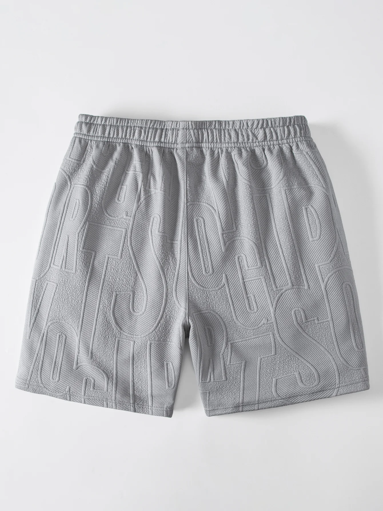Letter Jacquard Tank Top & Drawstring Shorts Set - Image 15