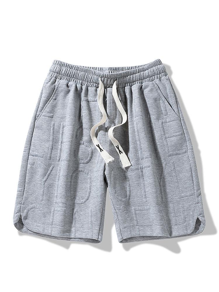 Letter Jacquard Warm Up Shorts - Image 3