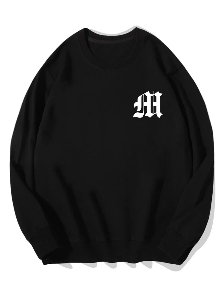 Buchstaben Druck Rundhals Sweatshirt & Shorts - Image 5