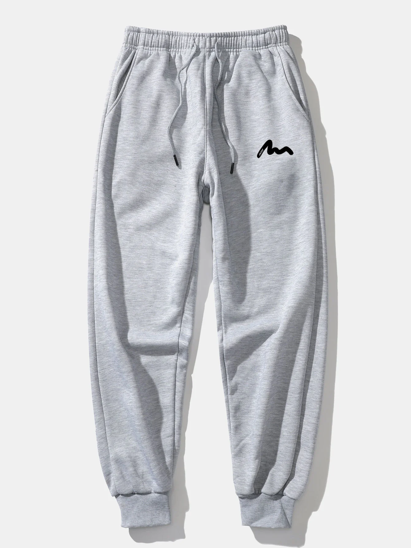 Letter Print Drawstring Hoodie & Letter Print Jogger Pants - Image 13