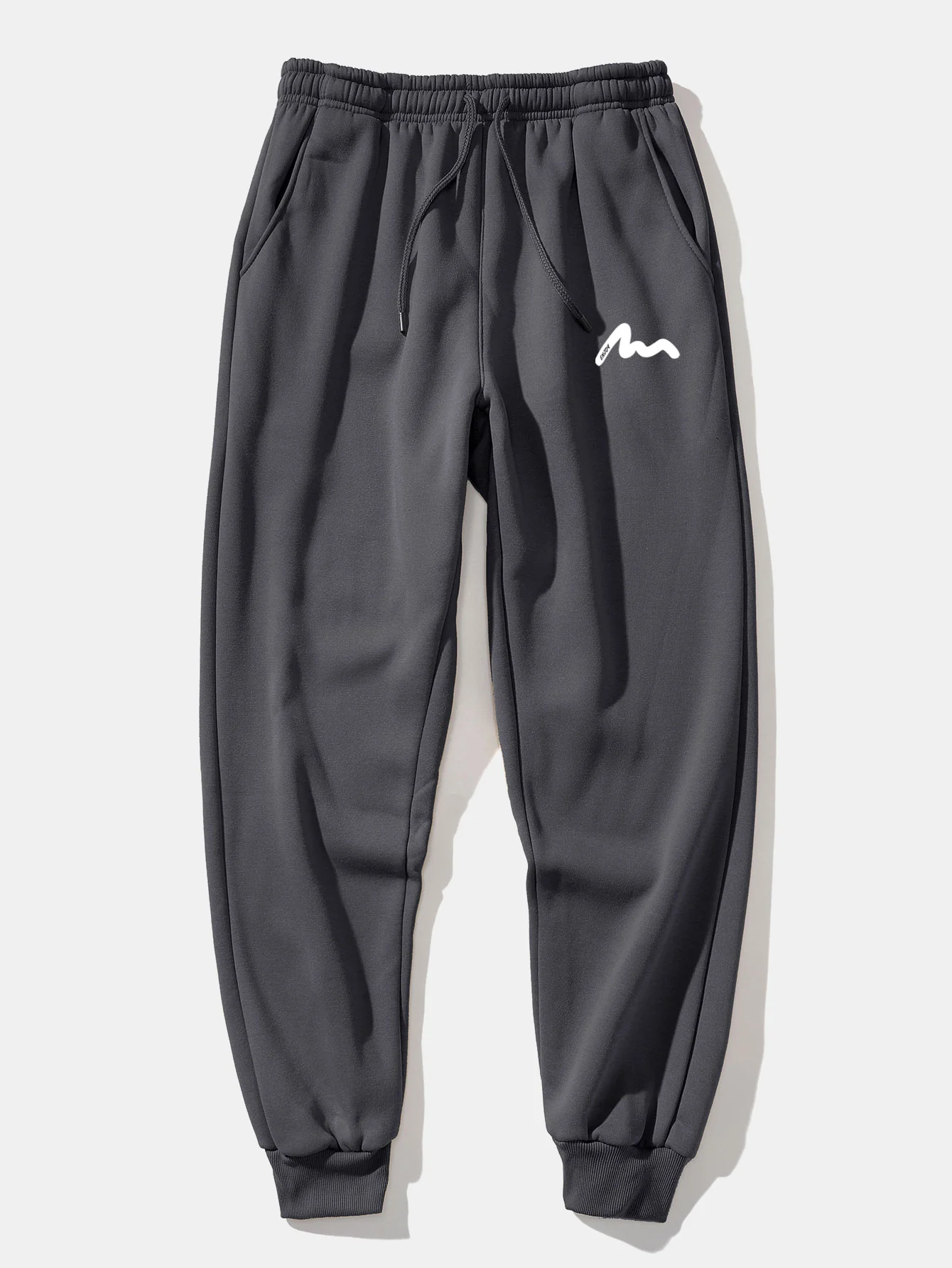 Letter Print Drawstring Hoodie & Letter Print Jogger Pants - Image 15
