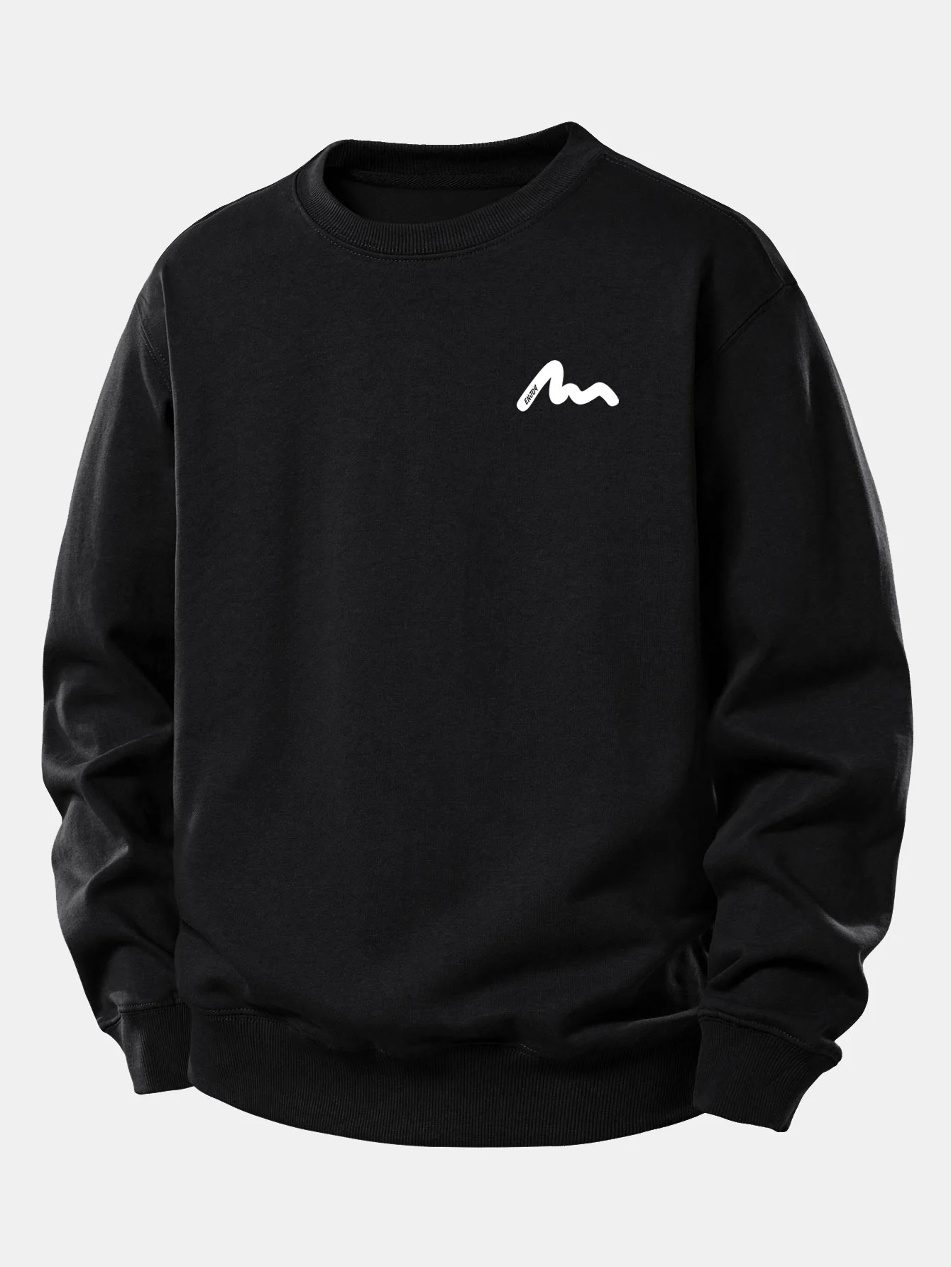 Letter Print Relax Fit Sweatshirt