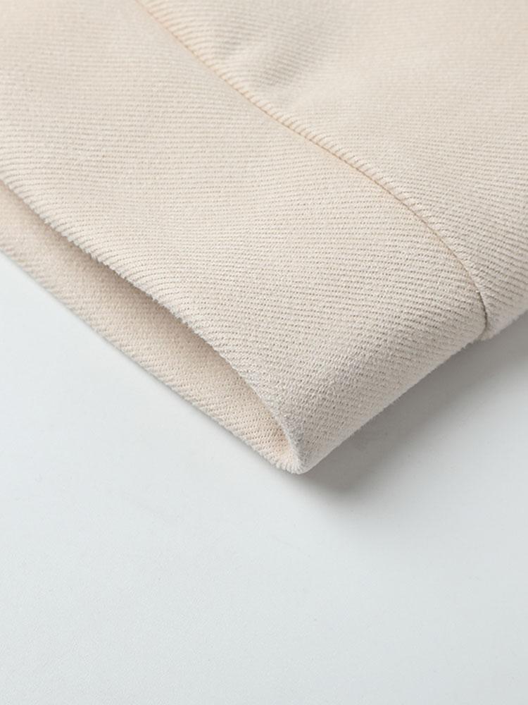 Buchstaben Druck Wildleder Rundhals Sweatshirt - Image 6