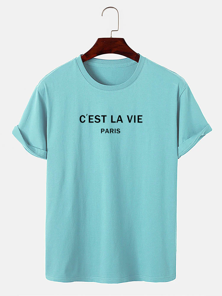 Paris Briefdruck T-Shirt - Image 10