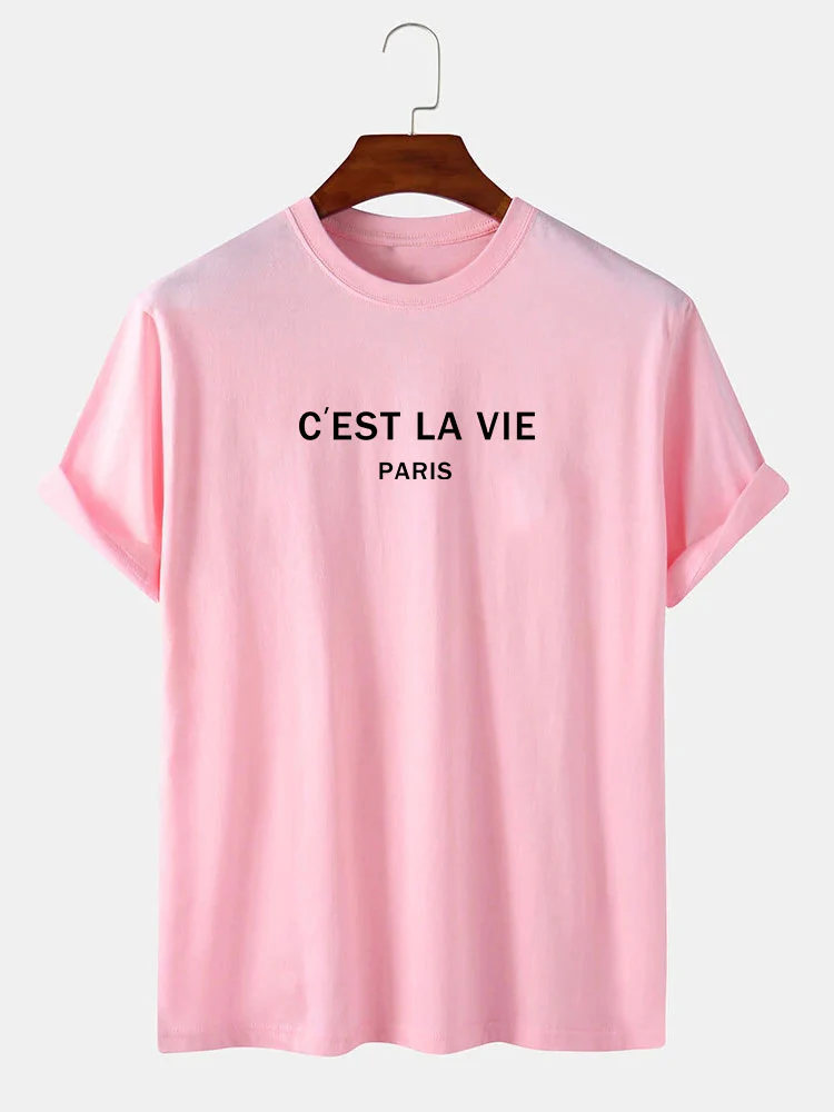 Paris Briefdruck T-Shirt - Image 3