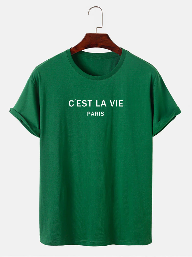 Paris Briefdruck T-Shirt - Image 8