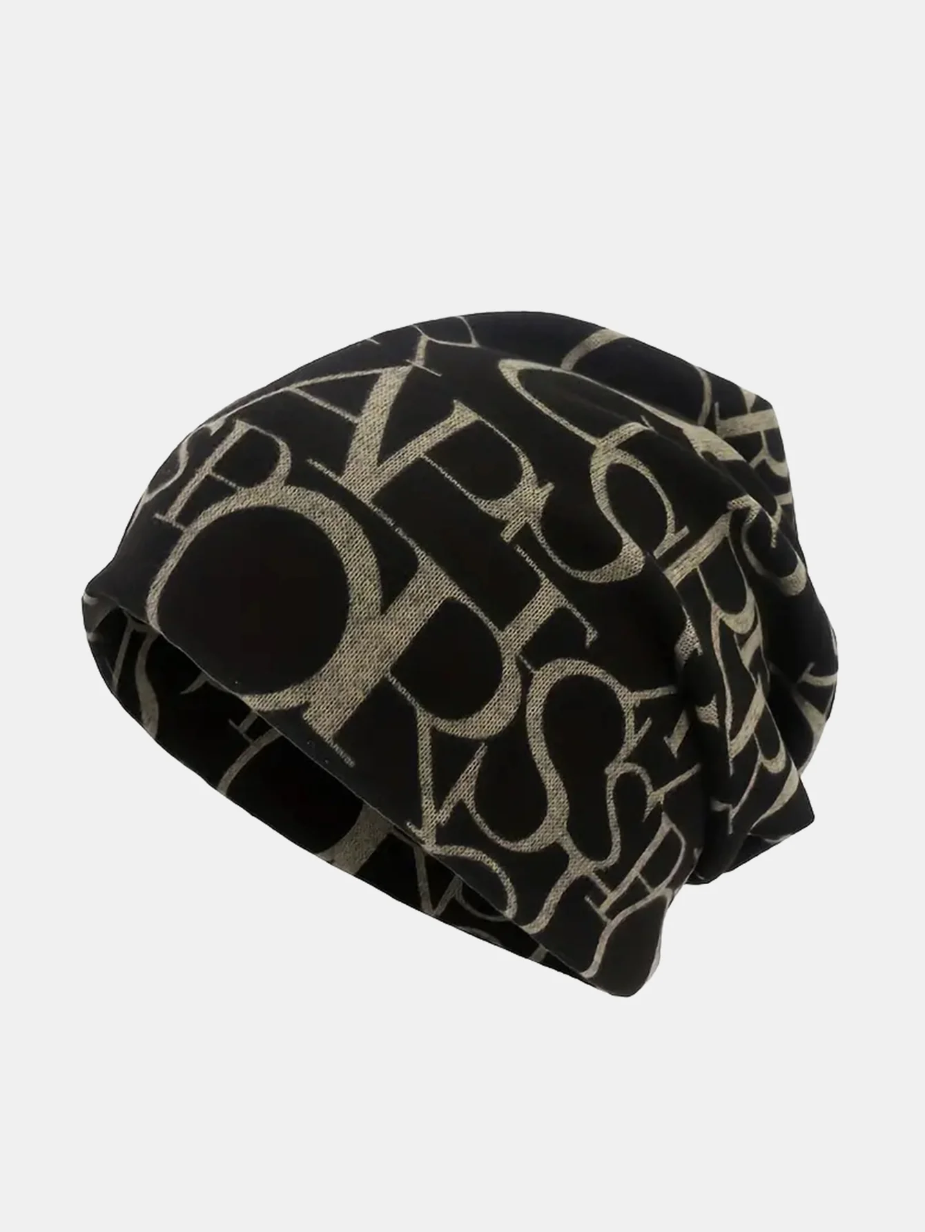 Buchstabenmuster Urban Ethnischer Turbanhut