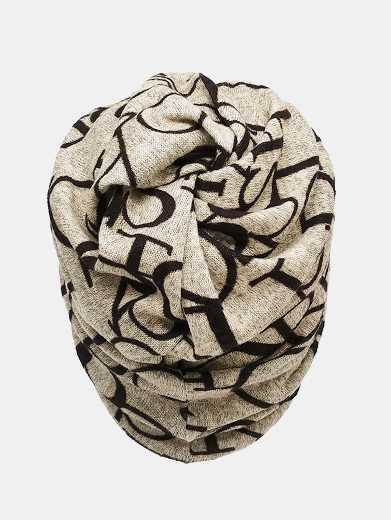 Buchstabenmuster Urban Ethnischer Turbanhut - Image 5