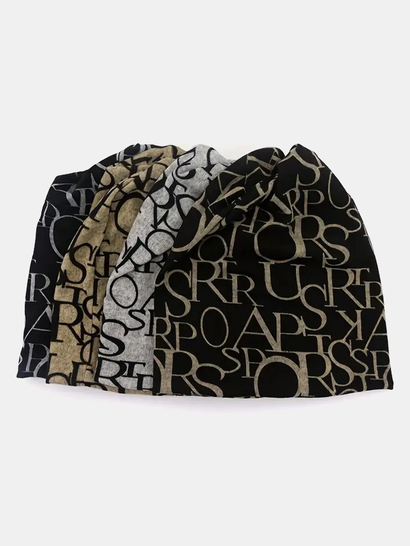 Buchstabenmuster Urban Ethnischer Turbanhut - Image 6