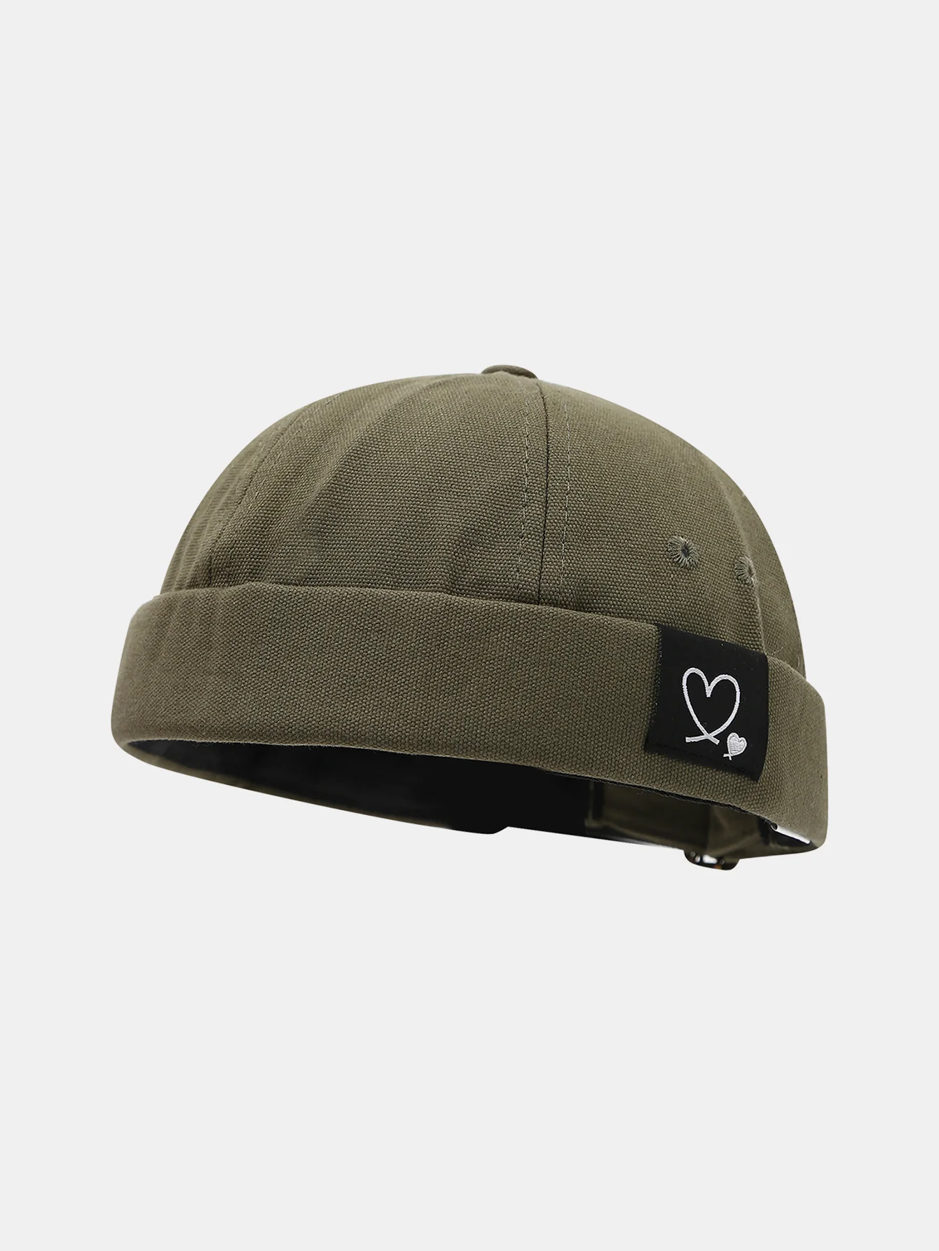 Lightweight Adjustable Cap Featuring Simple Love Embroidery - Image 4