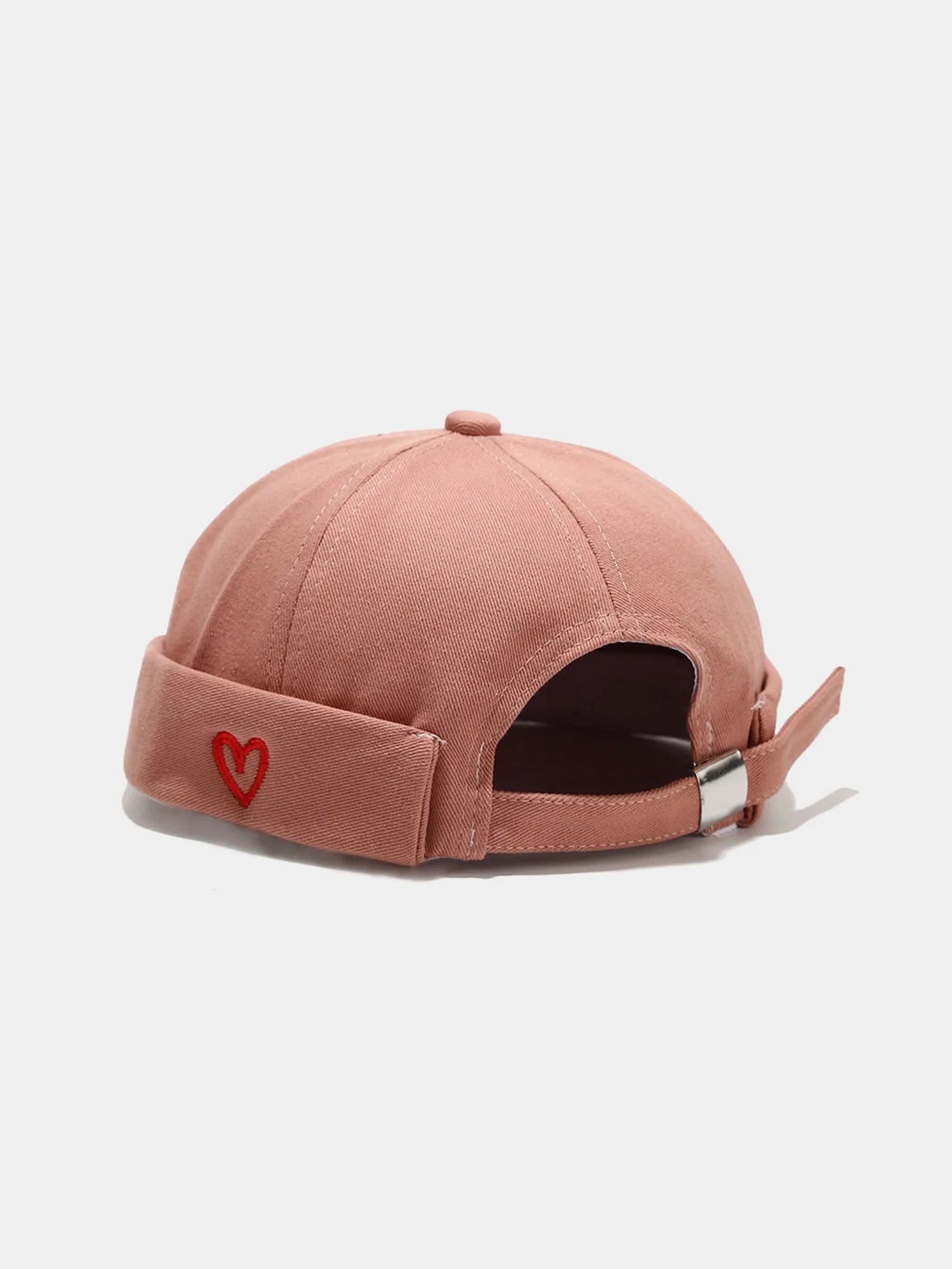 Lightweight Adjustable Cap Featuring Simple Love Embroidery - Image 2