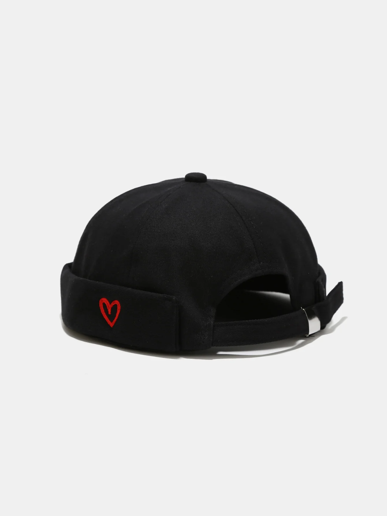 Lightweight Adjustable Cap Featuring Simple Love Embroidery - Image 3