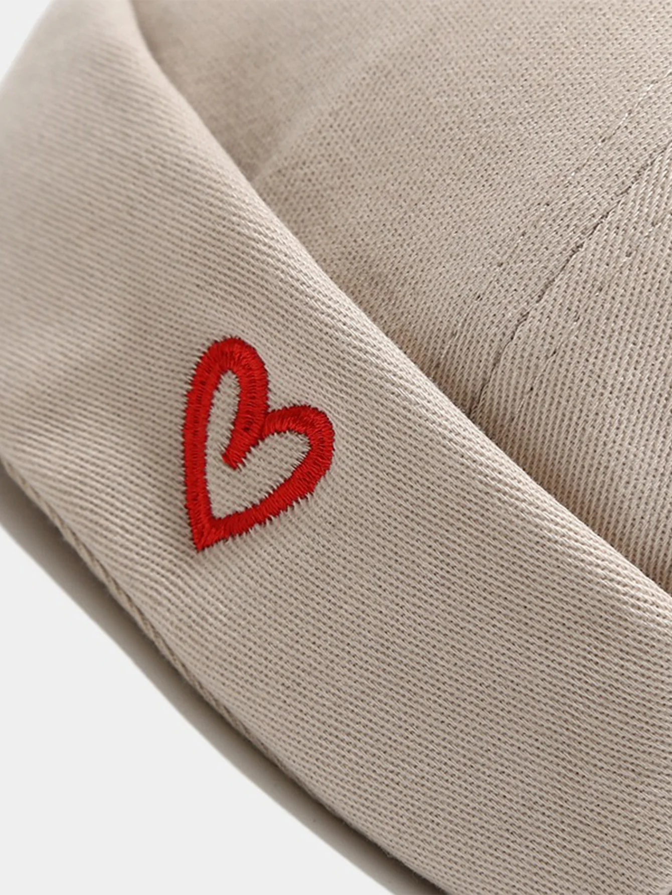 Lightweight Adjustable Cap Featuring Simple Love Embroidery - Image 7