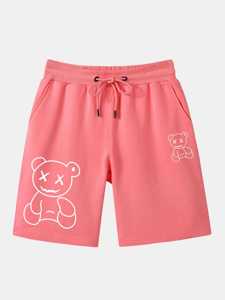Linienförmige Bärenprint-Shorts - Image 7
