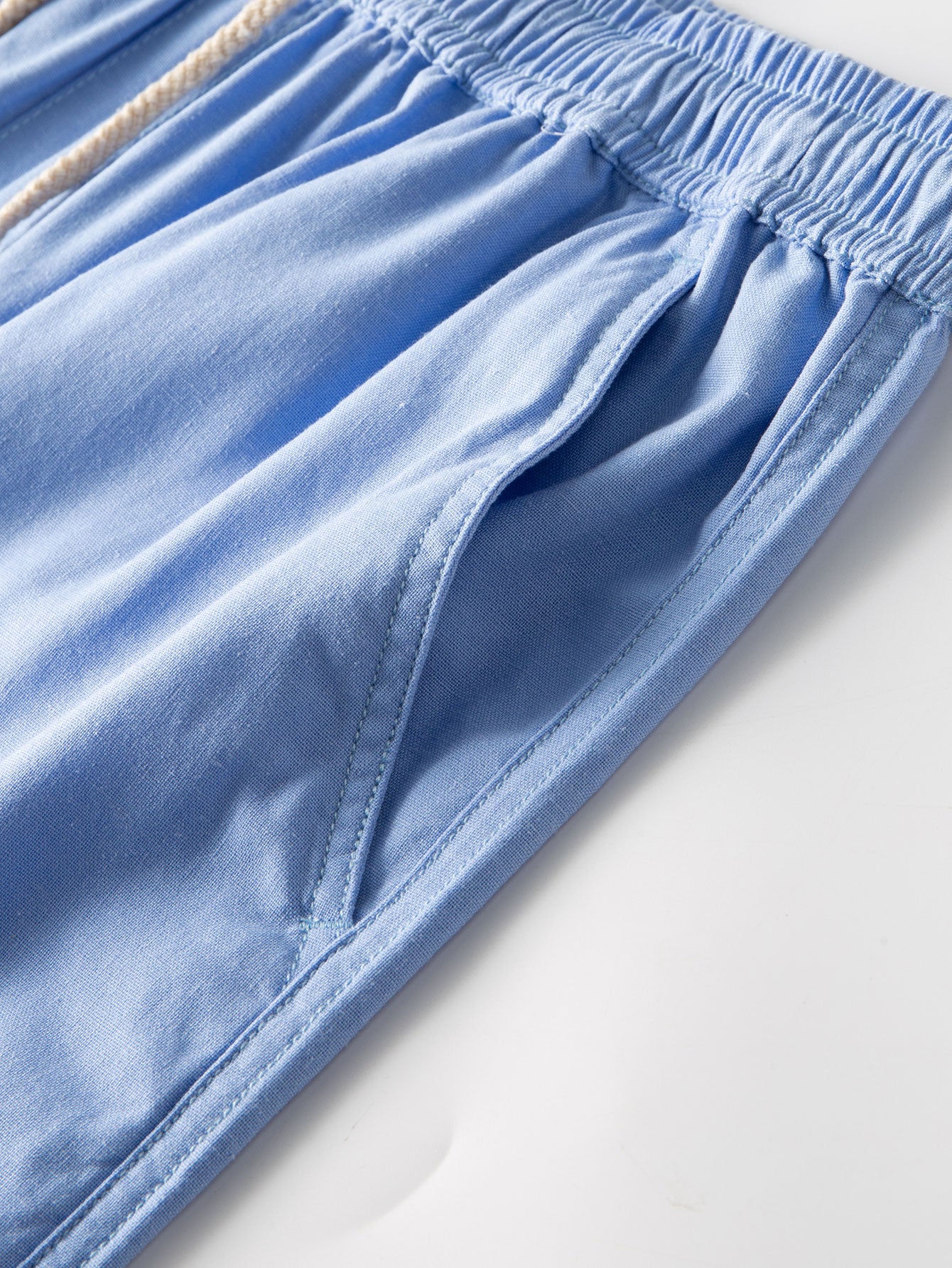 Leinen- und Baumwollmischung 11" Shorts - Image 8