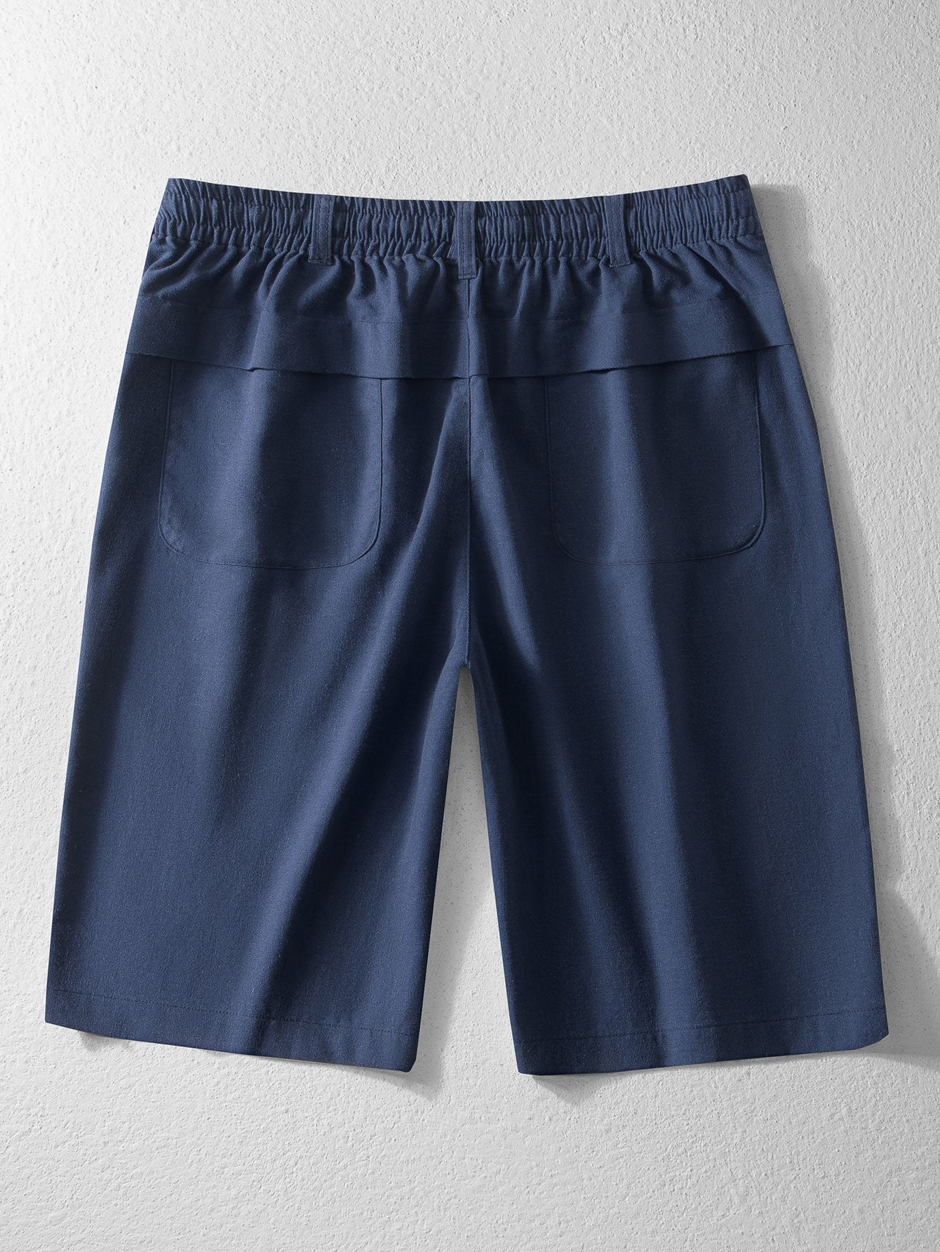 Leinen-Baumwoll-Mix Shorts mit Kordelzug - Image 4
