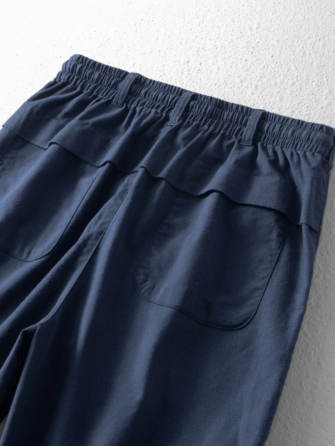 Leinen-Baumwoll-Mix Shorts mit Kordelzug - Image 9