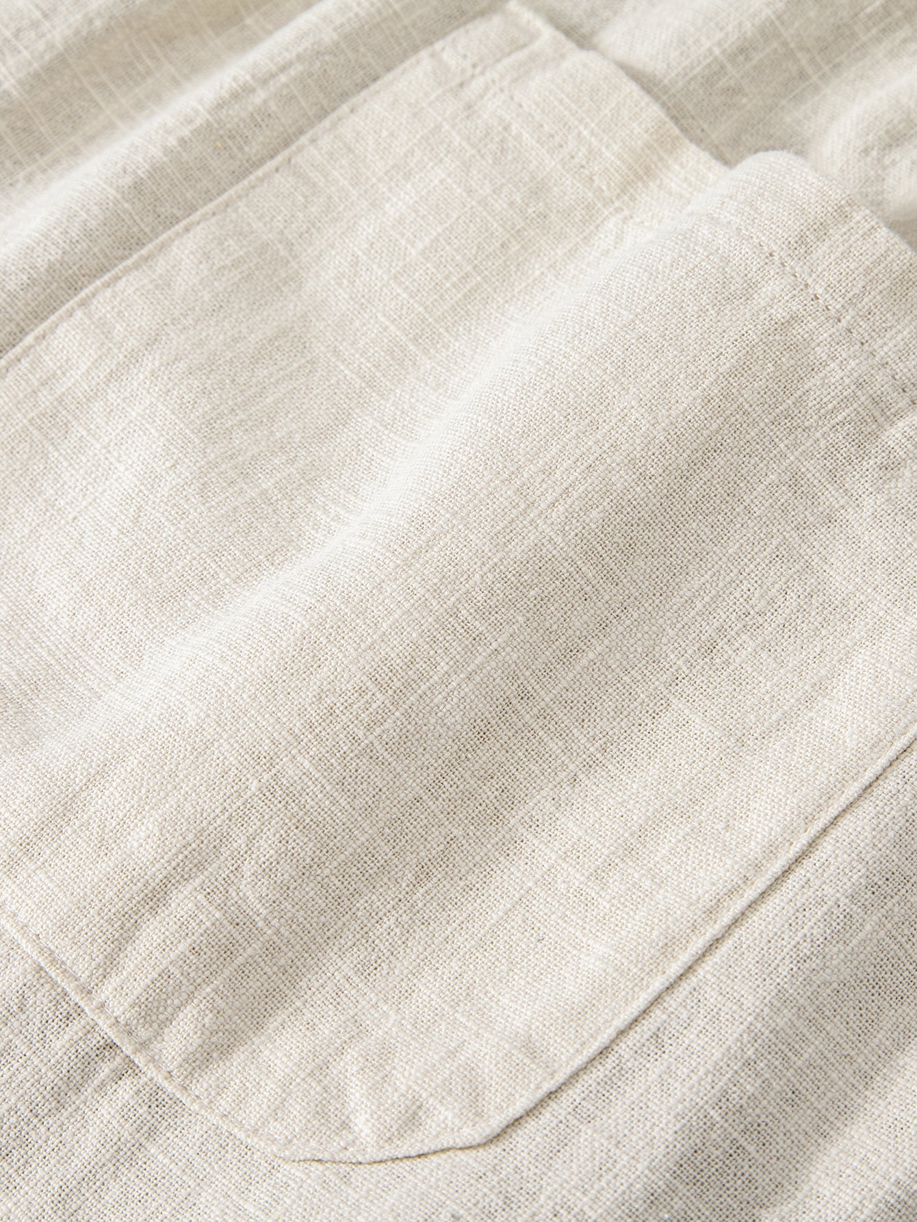 Linen Blend Drawstring 7" Shorts - Image 21