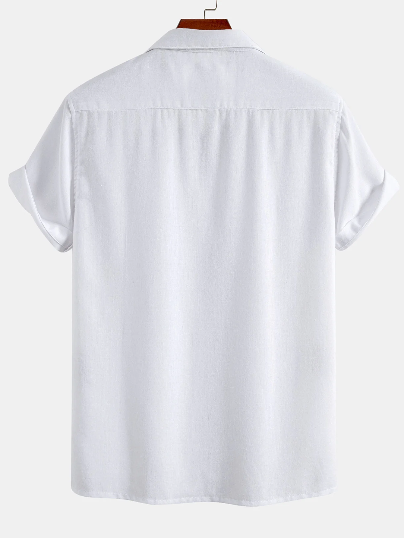 Leinen Cuban Shirt mit Taschen - Image 4