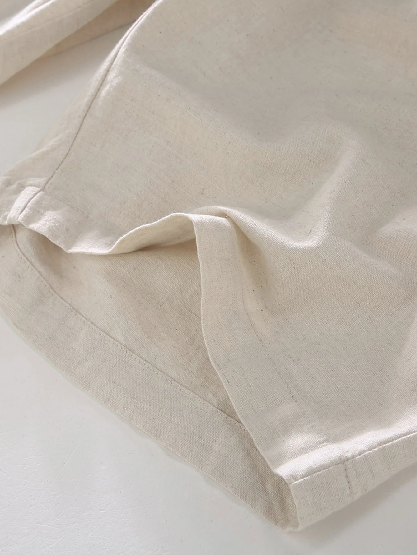 Leinen-Drawstring-Shorts - Image 11