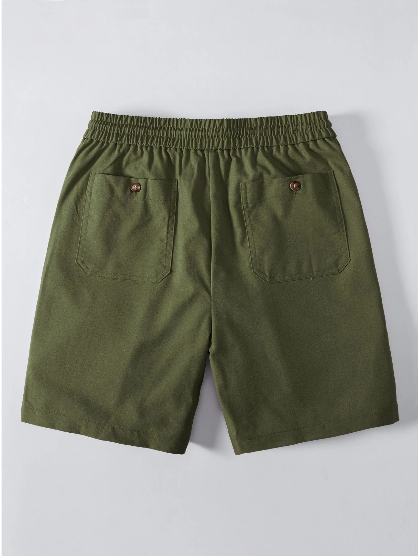 Linen Drawstring Shorts - Image 12