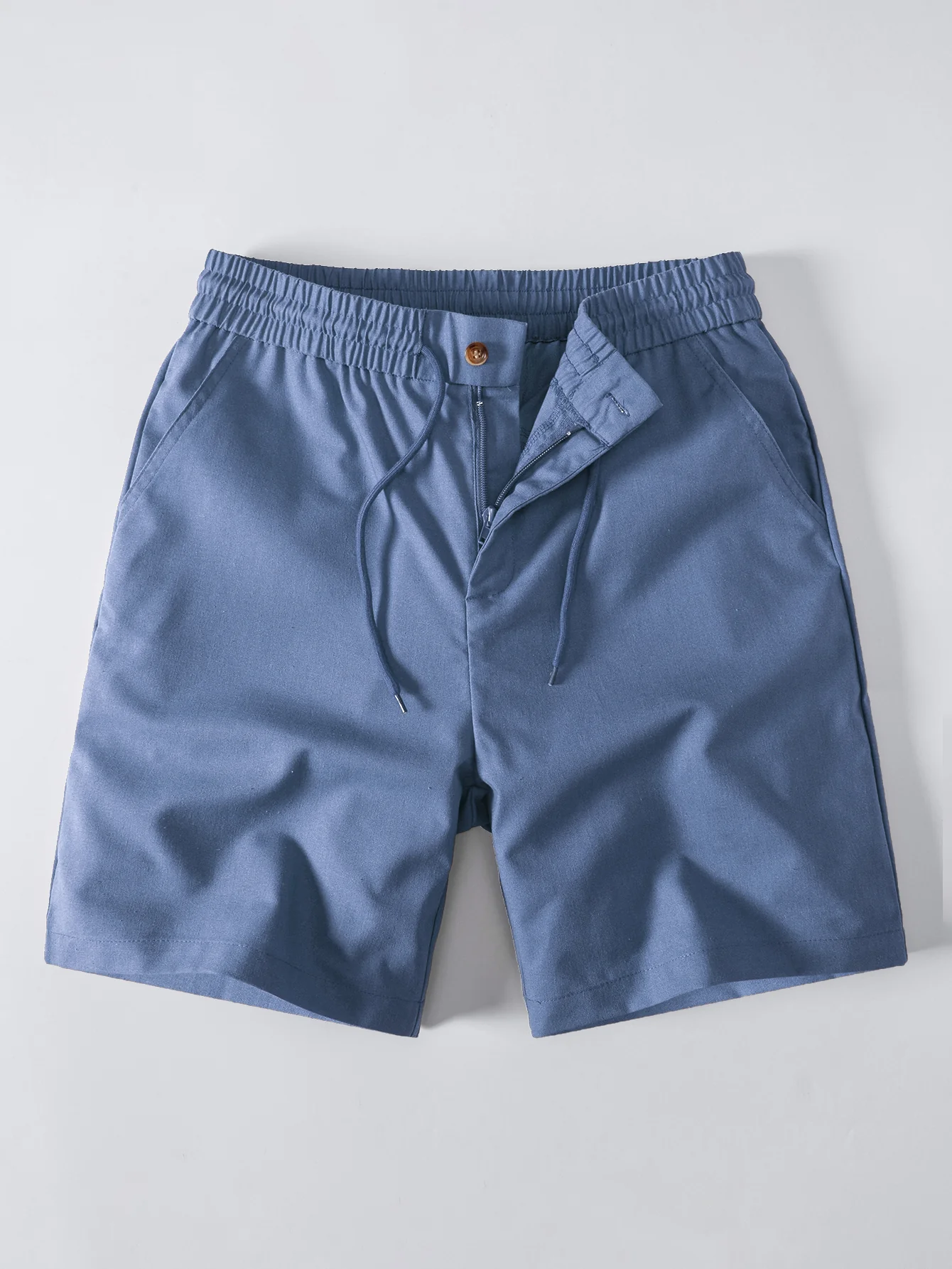 Linen Drawstring Shorts - Image 13