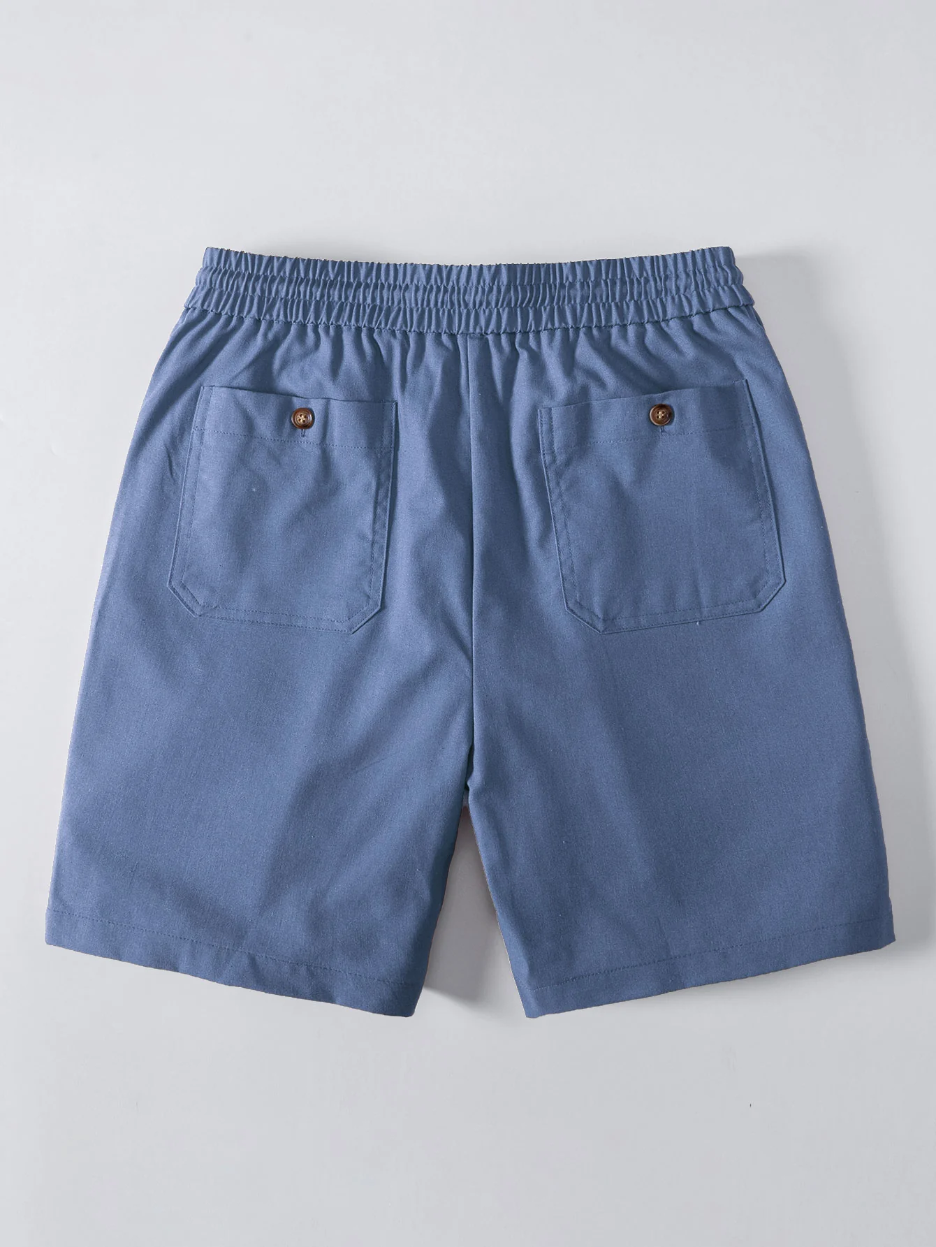 Linen Drawstring Shorts - Image 14