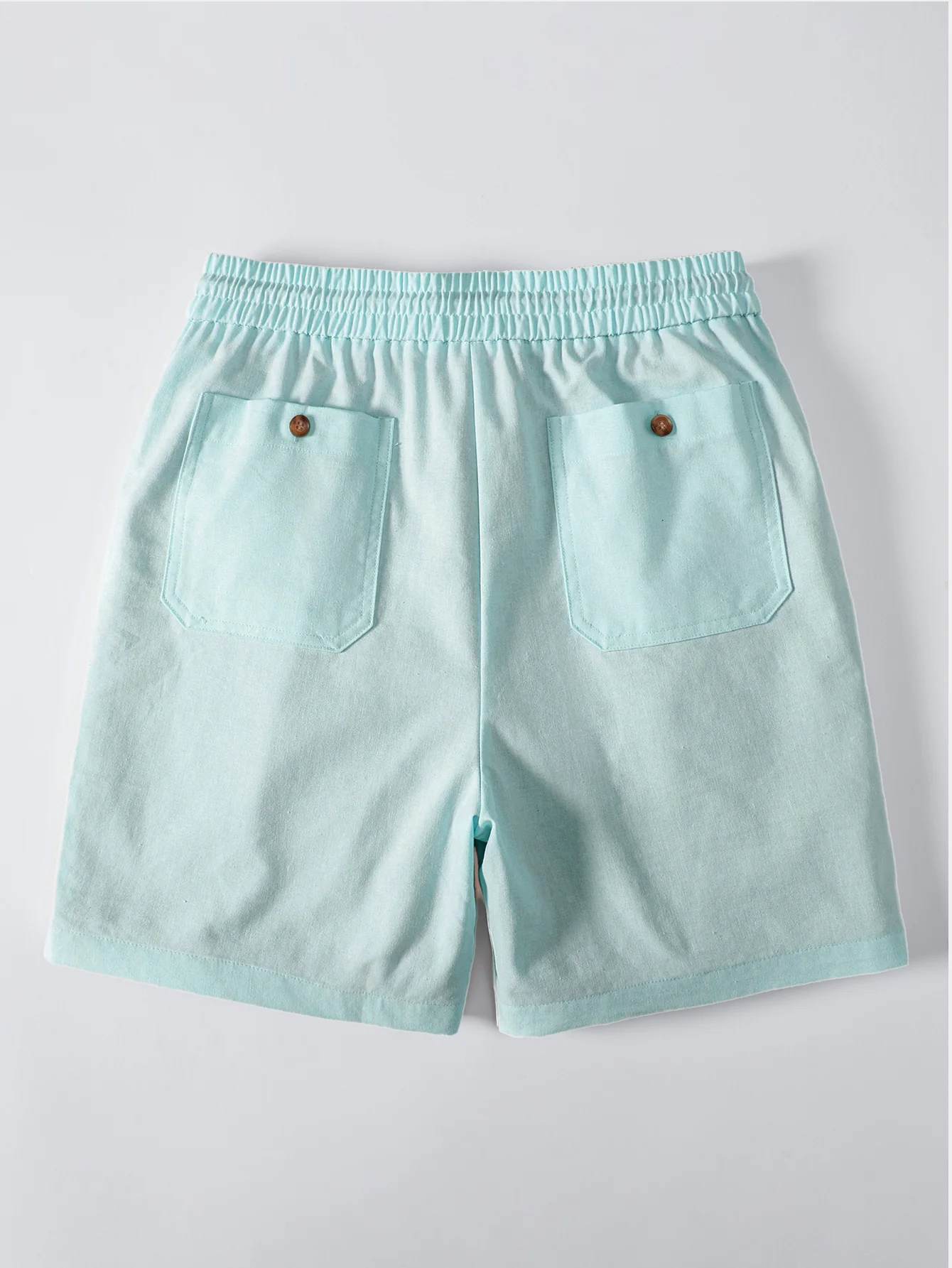 Linen Drawstring Shorts - Image 16