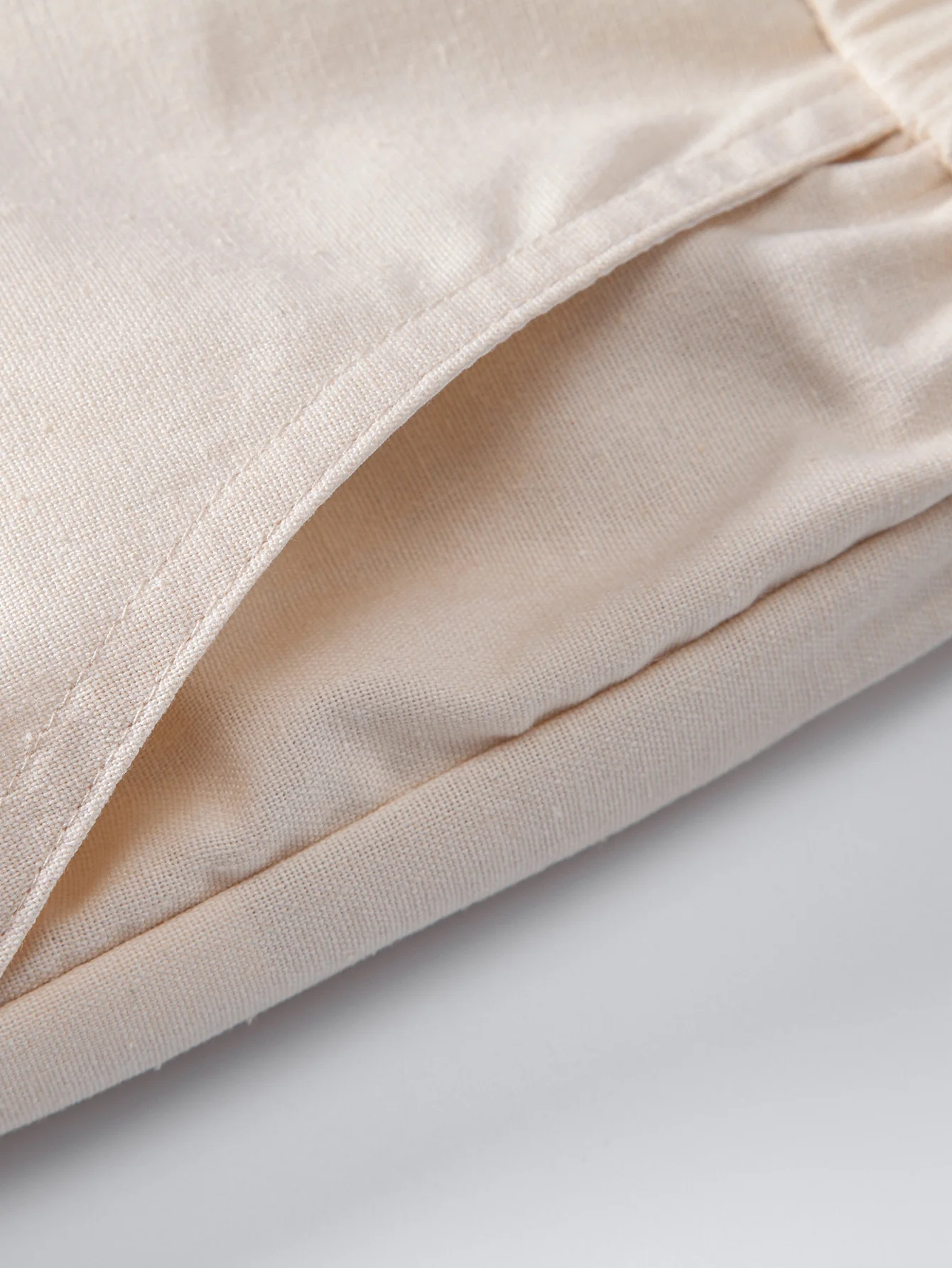 Linen Drawstring Shorts - Image 19