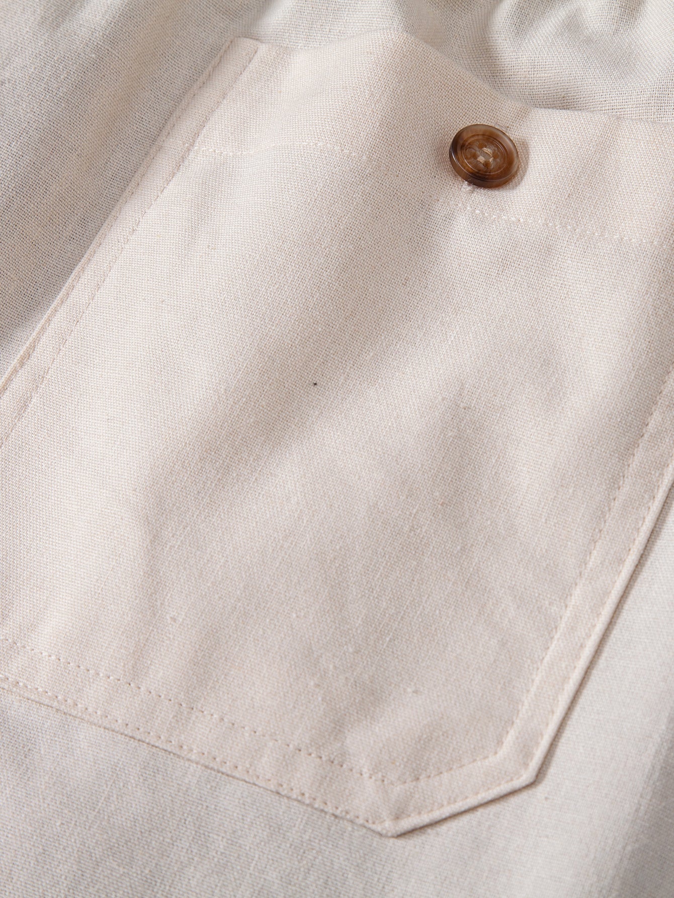 Linen Drawstring Shorts - Image 20