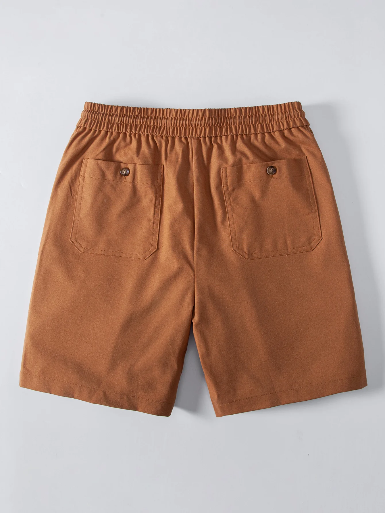 Linen Drawstring Shorts - Image 6