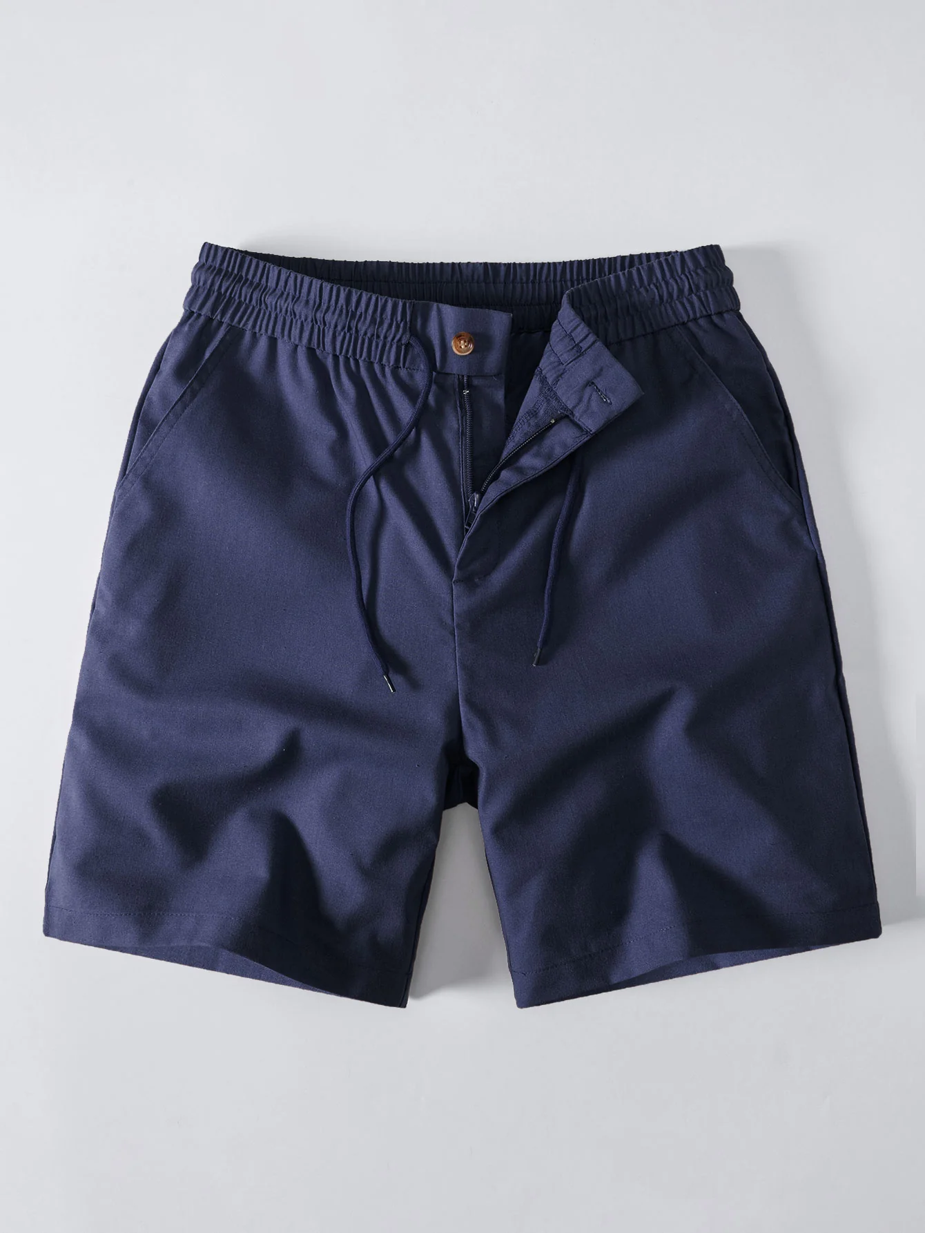 Linen Drawstring Shorts - Image 7