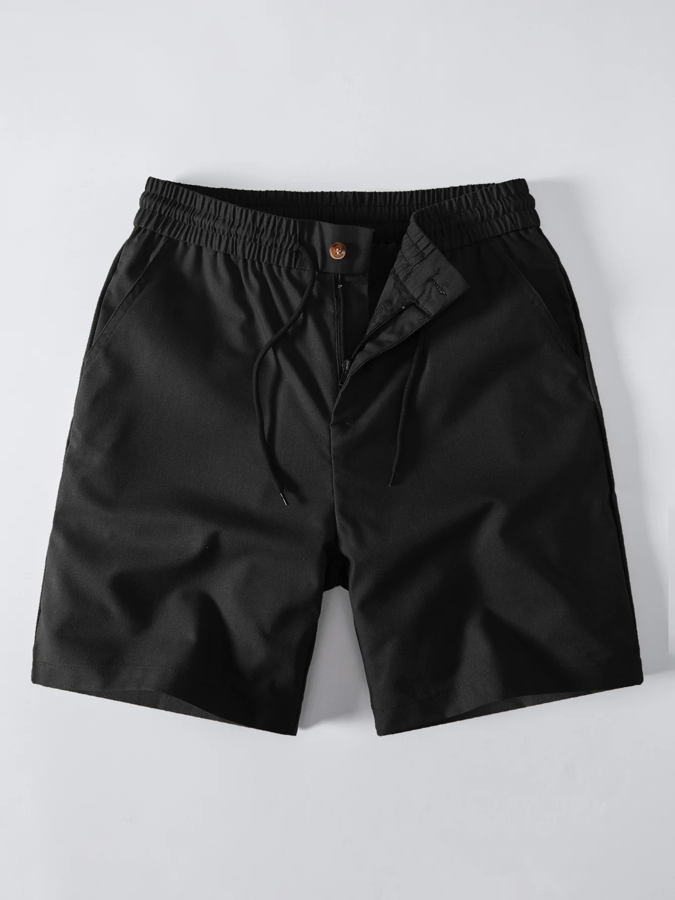 Linen Drawstring Shorts - Image 9