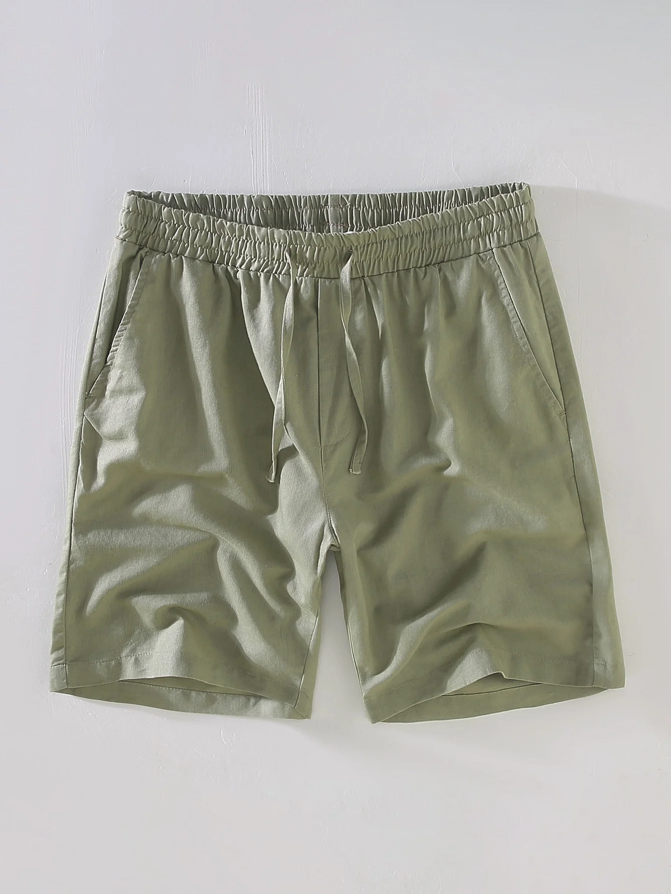 Leinen-Drawstring-Shorts - Image 5