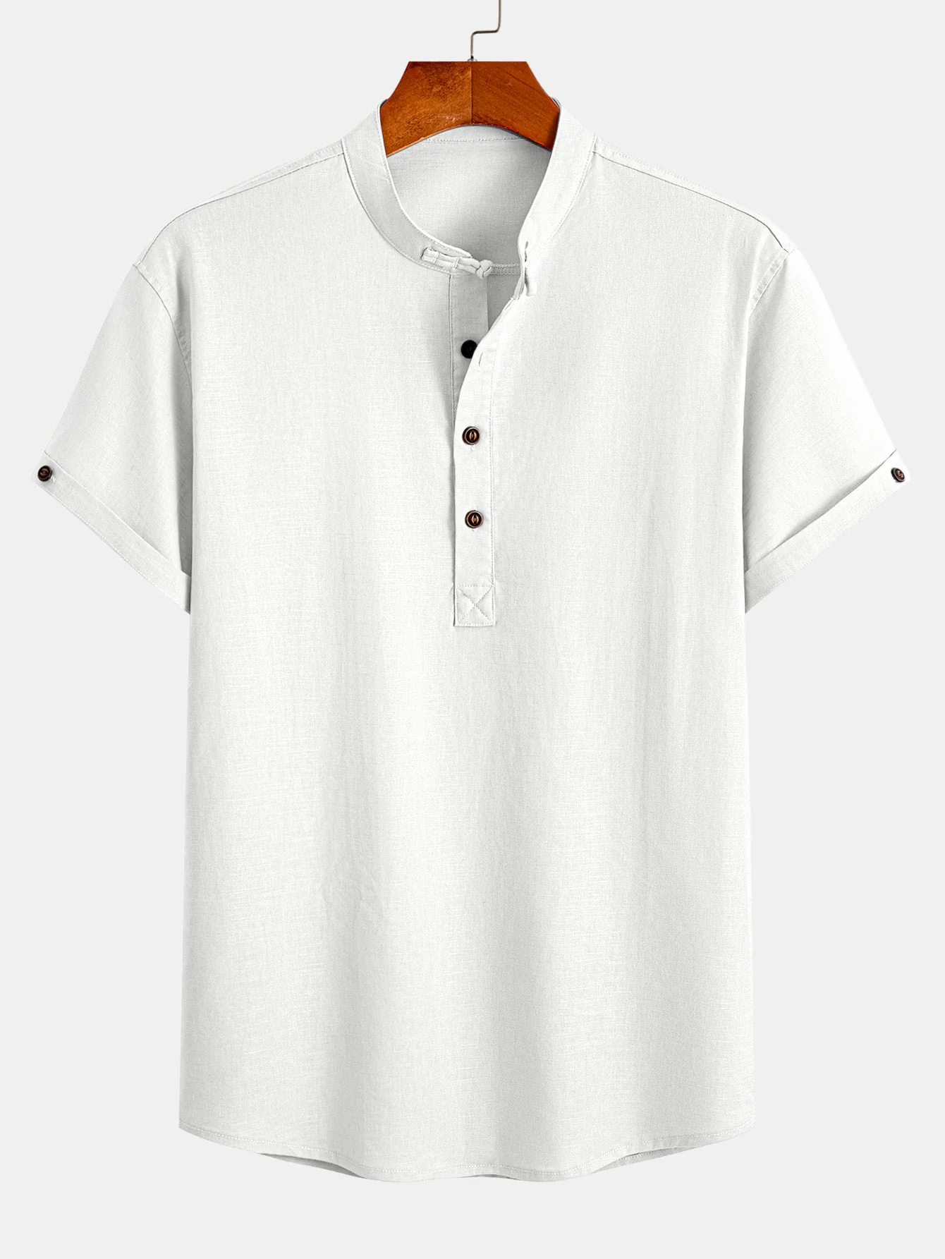 Linen Henry Shirt - Image 11