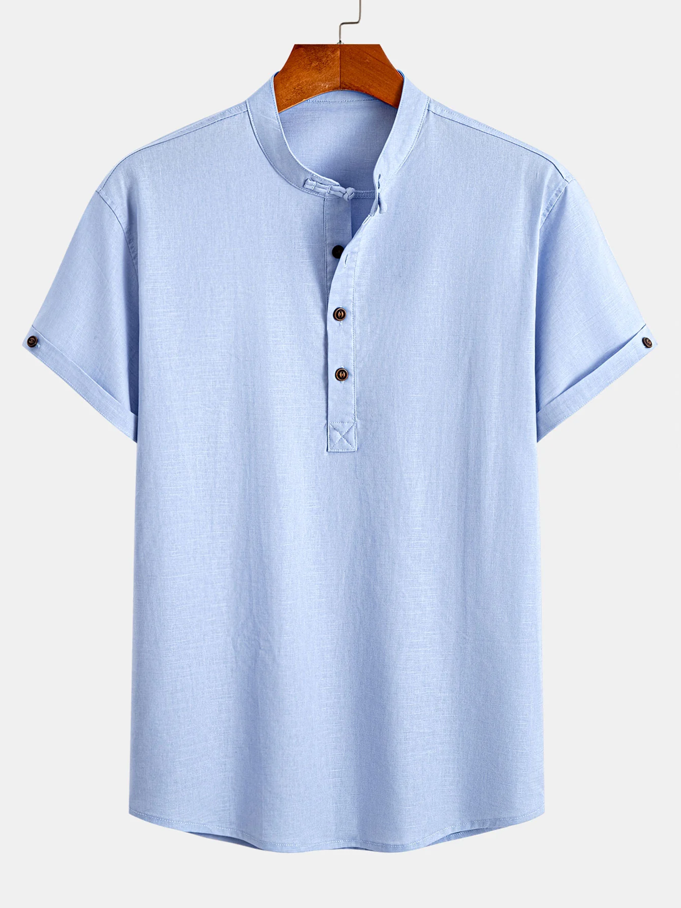 Linen Henry Shirt - Image 13