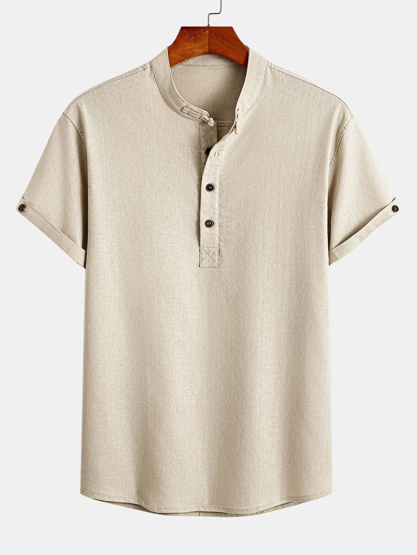 Linen Henry Shirt - Image 15