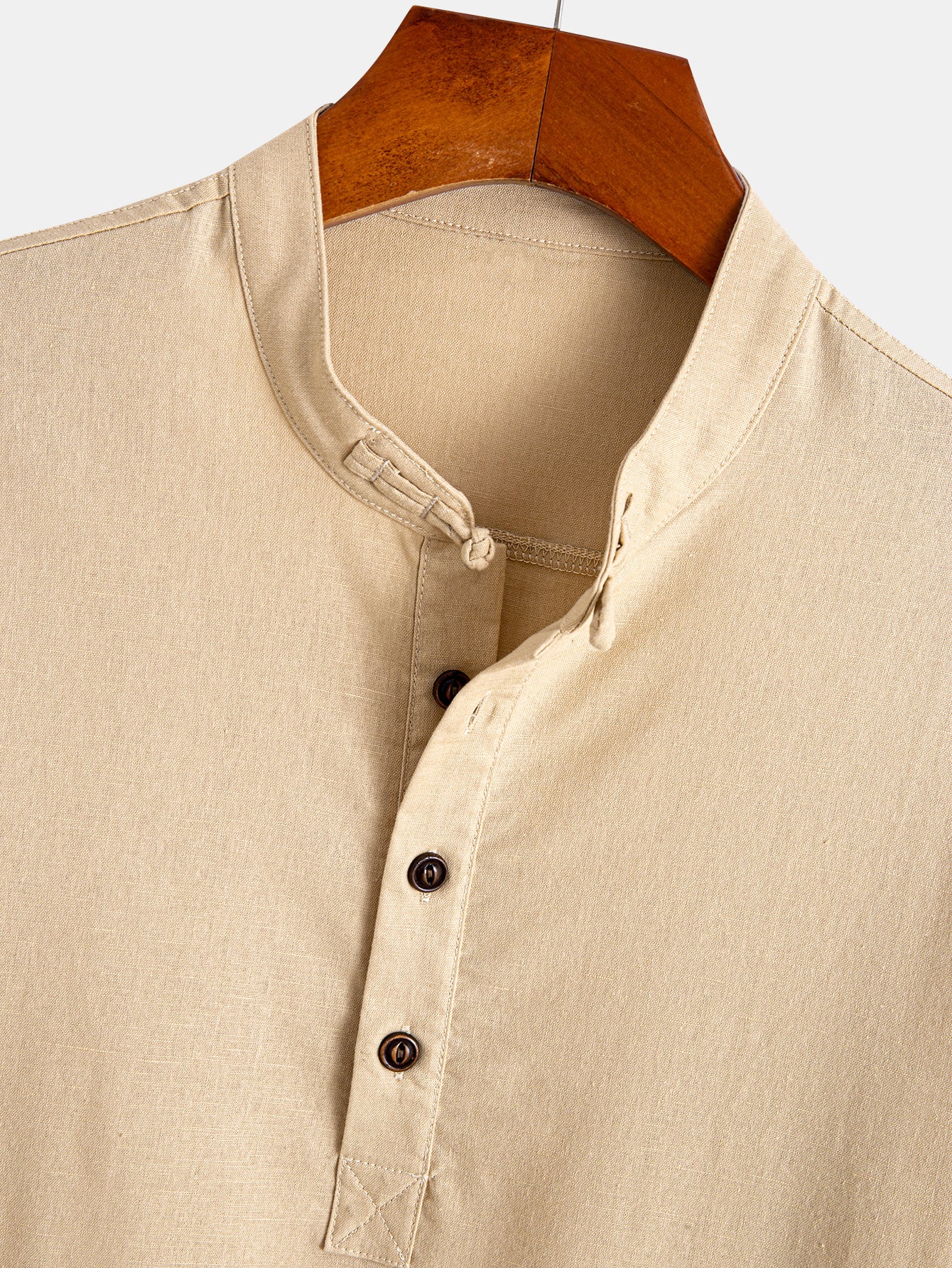 Linen Henry Shirt - Image 2
