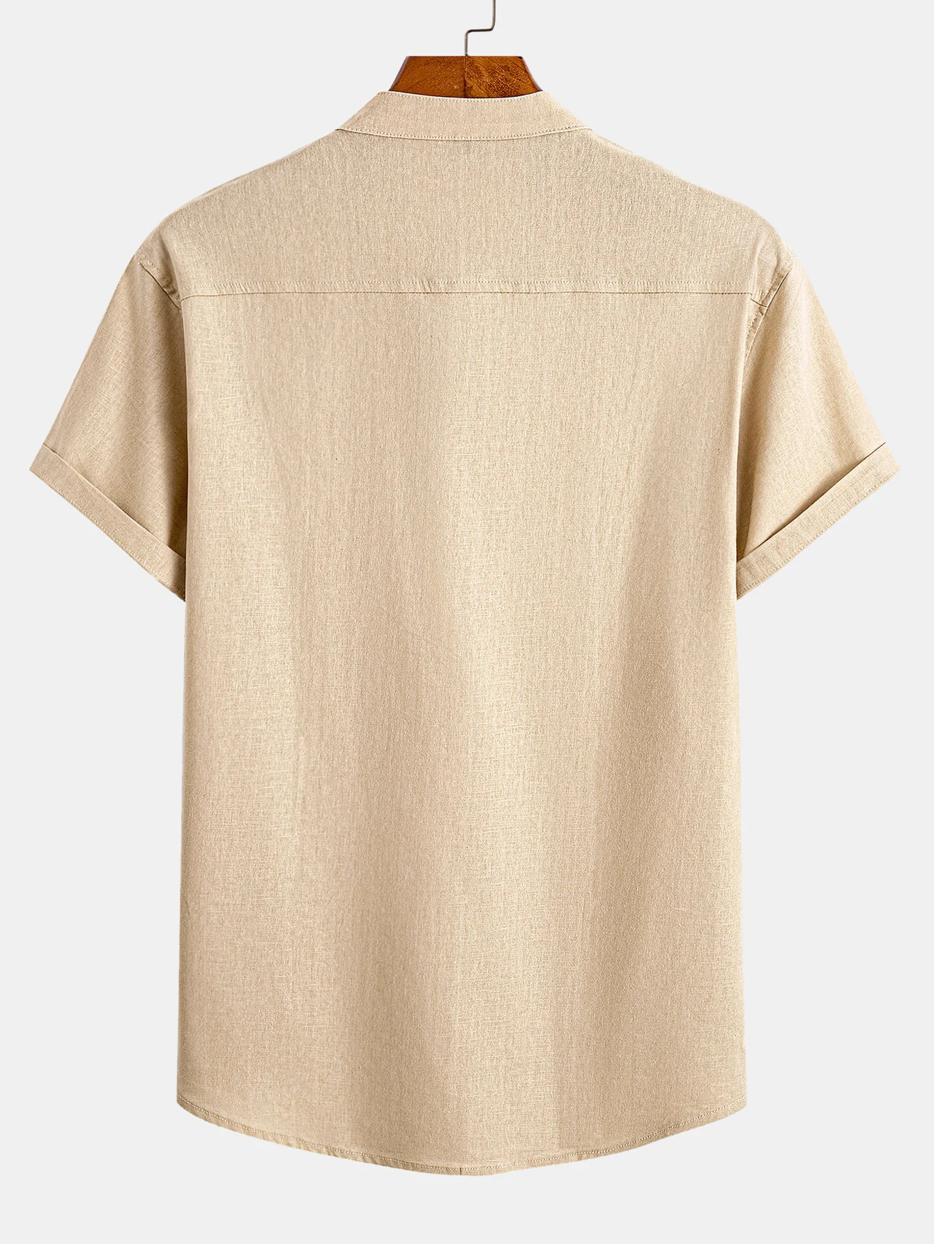 Linen Henry Shirt - Image 6