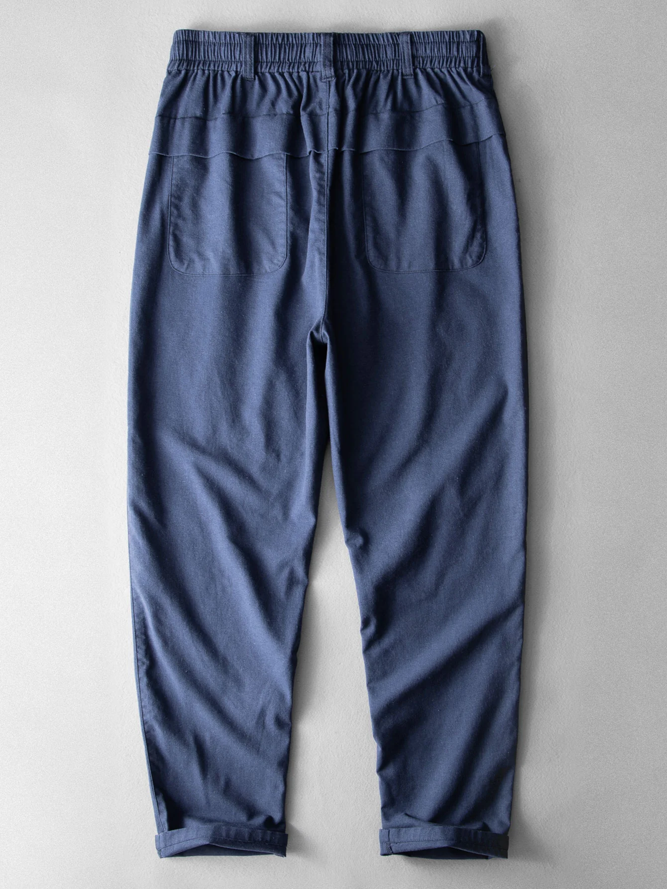 Leinenoptik Baumwollhemd mit Knöpfen & gerade geschnittene Leinen-Baumwoll-Mix-Hose - Image 5