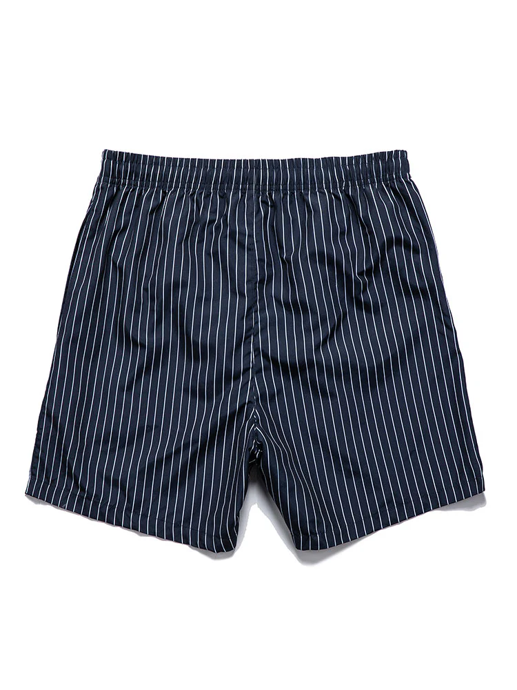 Leinenoptik Baumwollhemd mit Knöpfen & gestreifte Badehose - Image 7