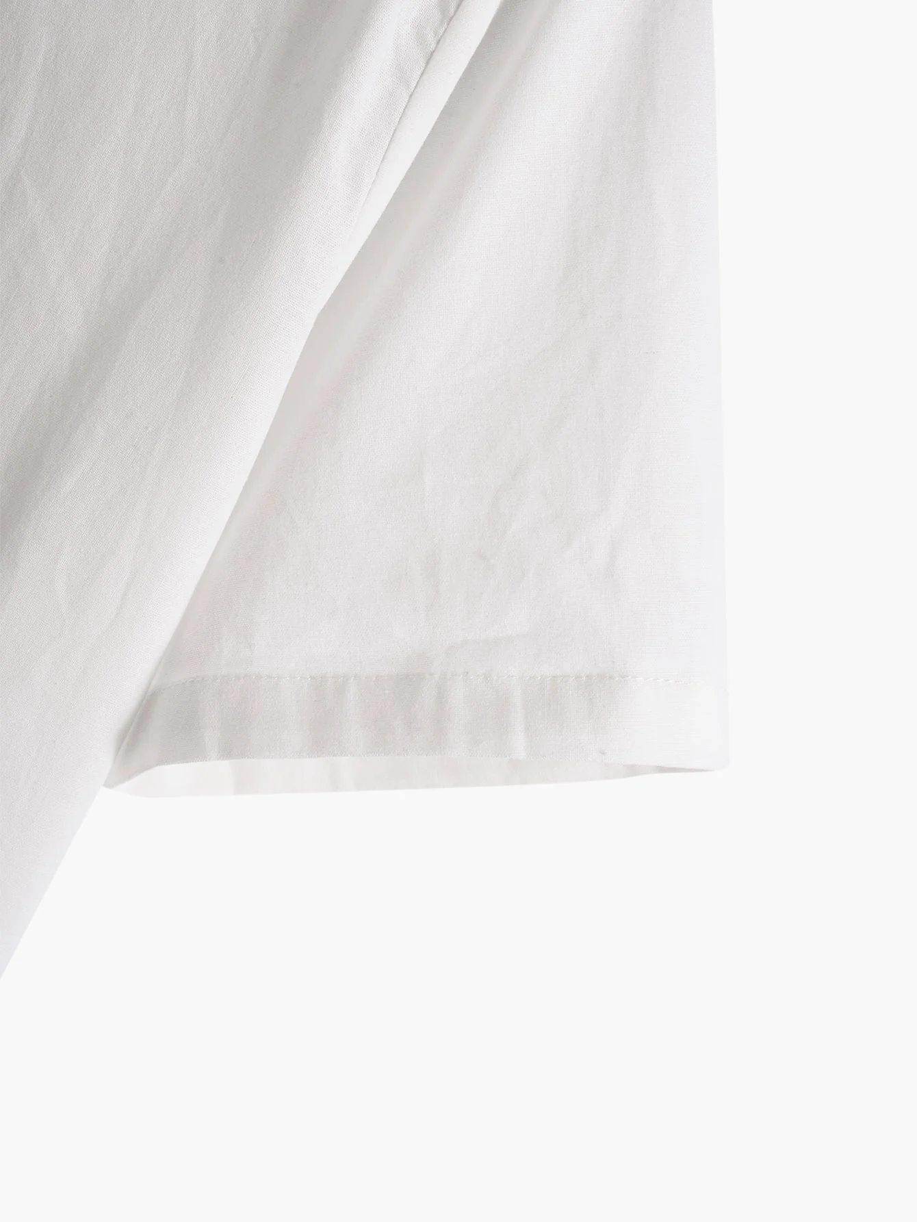 Leinen-Look Kurzarm Basic-Shirts & Gerade geschnittene Leinenhosen - Image 4