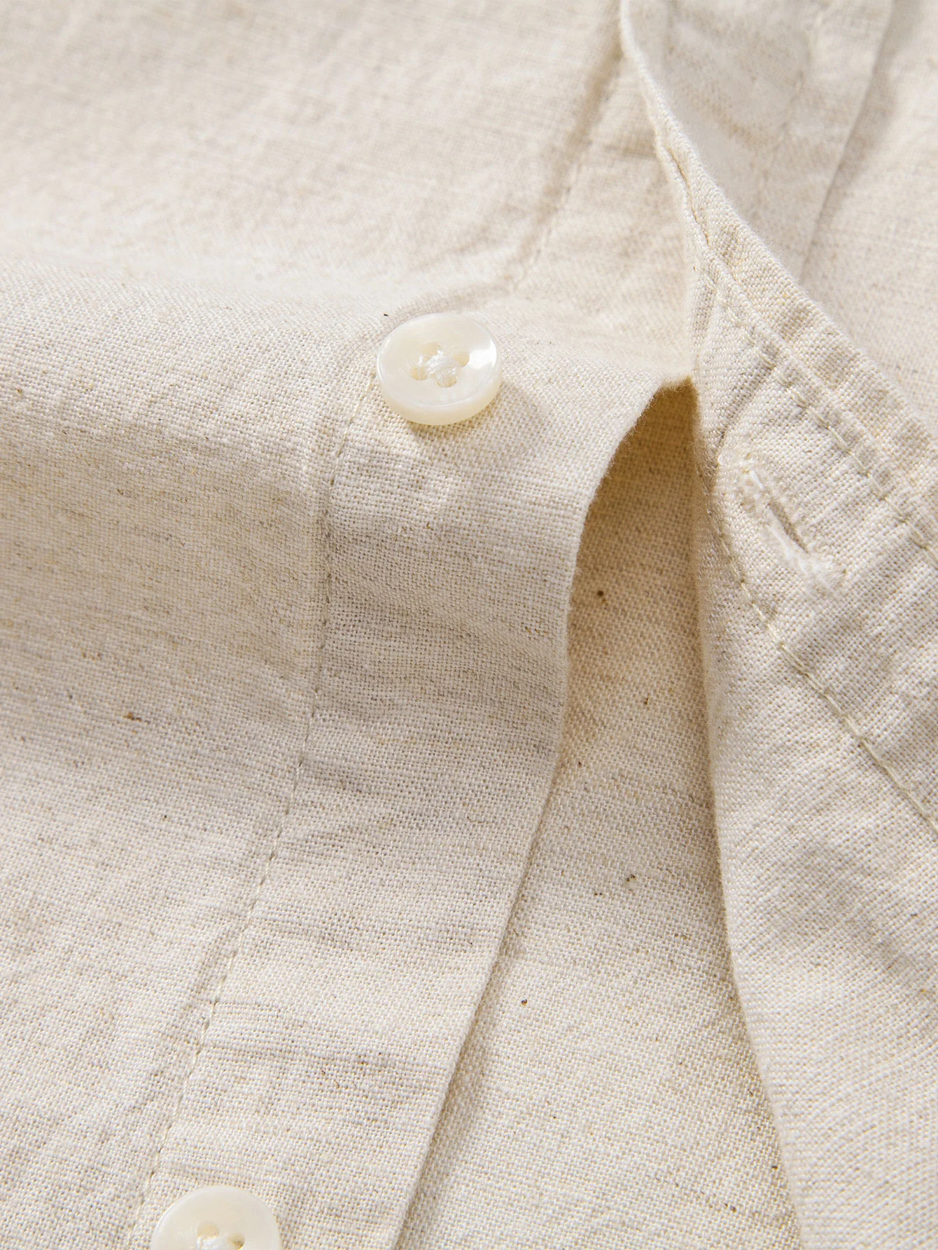 Leinen-Taschenhemd mit Knöpfen - Image 11