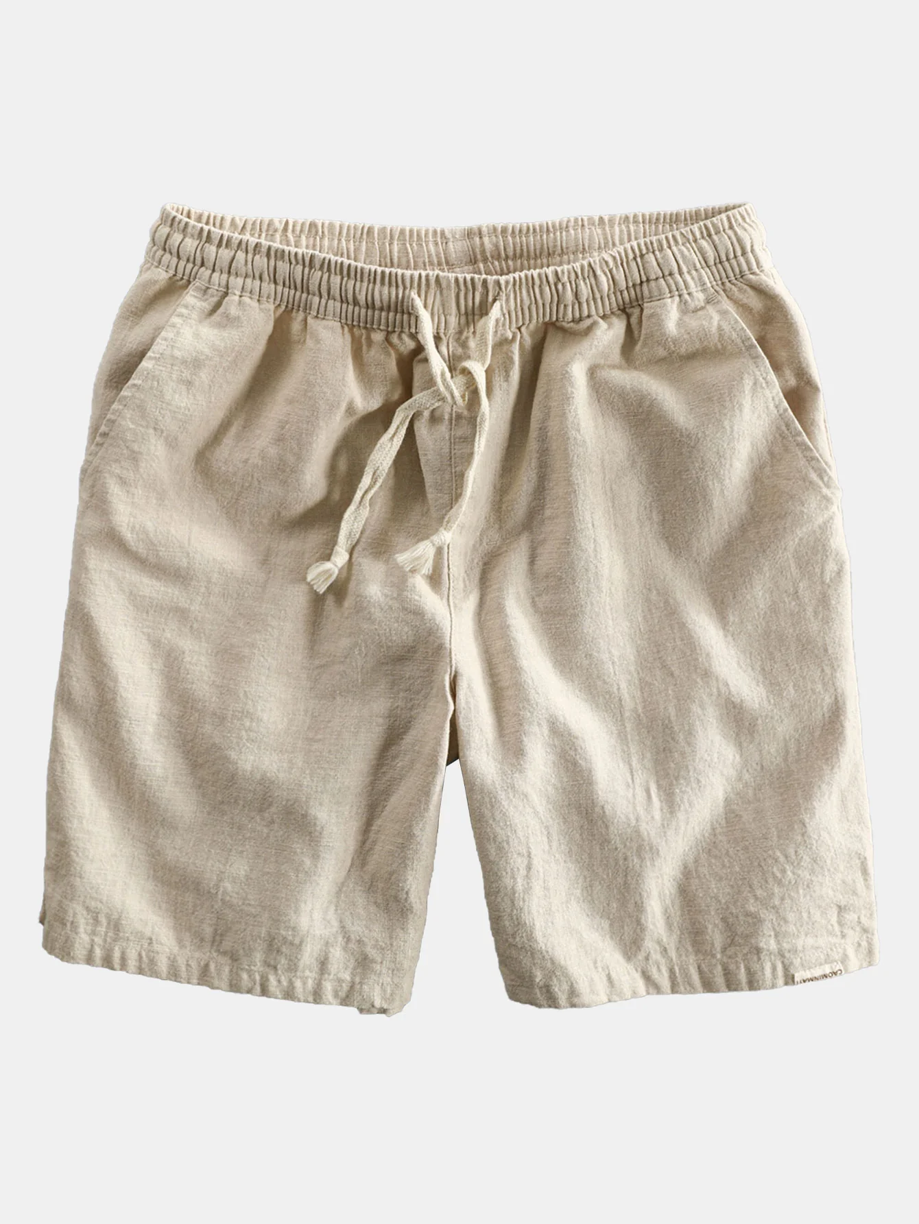 Leinen-Rayon-Mischung Knopf-Down-Hemd & Leinen-Baumwoll-Mischung Kordelzug-Shorts - Image 14