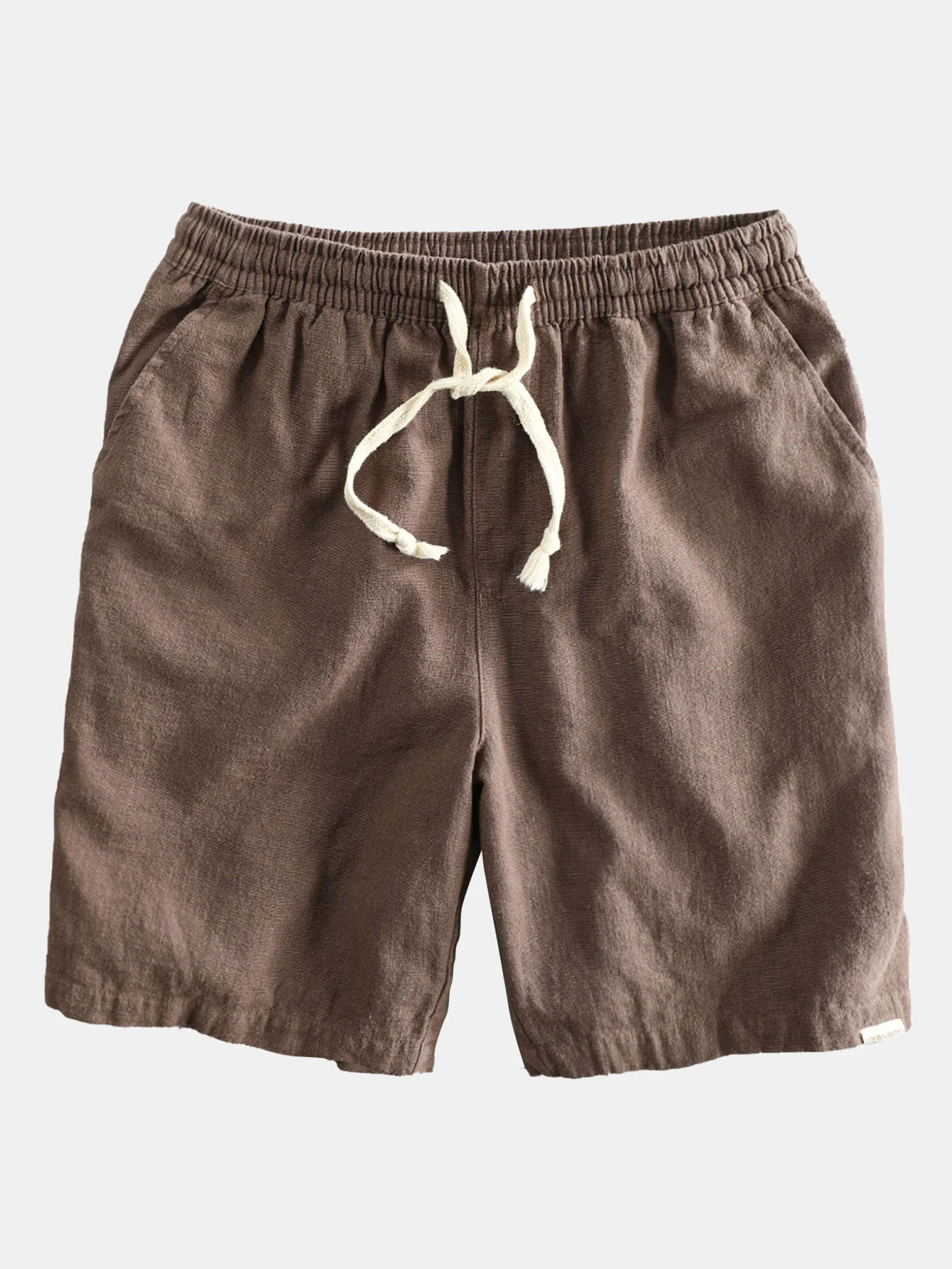 Leinen-Rayon-Mischung Knopf-Down-Hemd & Leinen-Baumwoll-Mischung Kordelzug-Shorts - Image 16