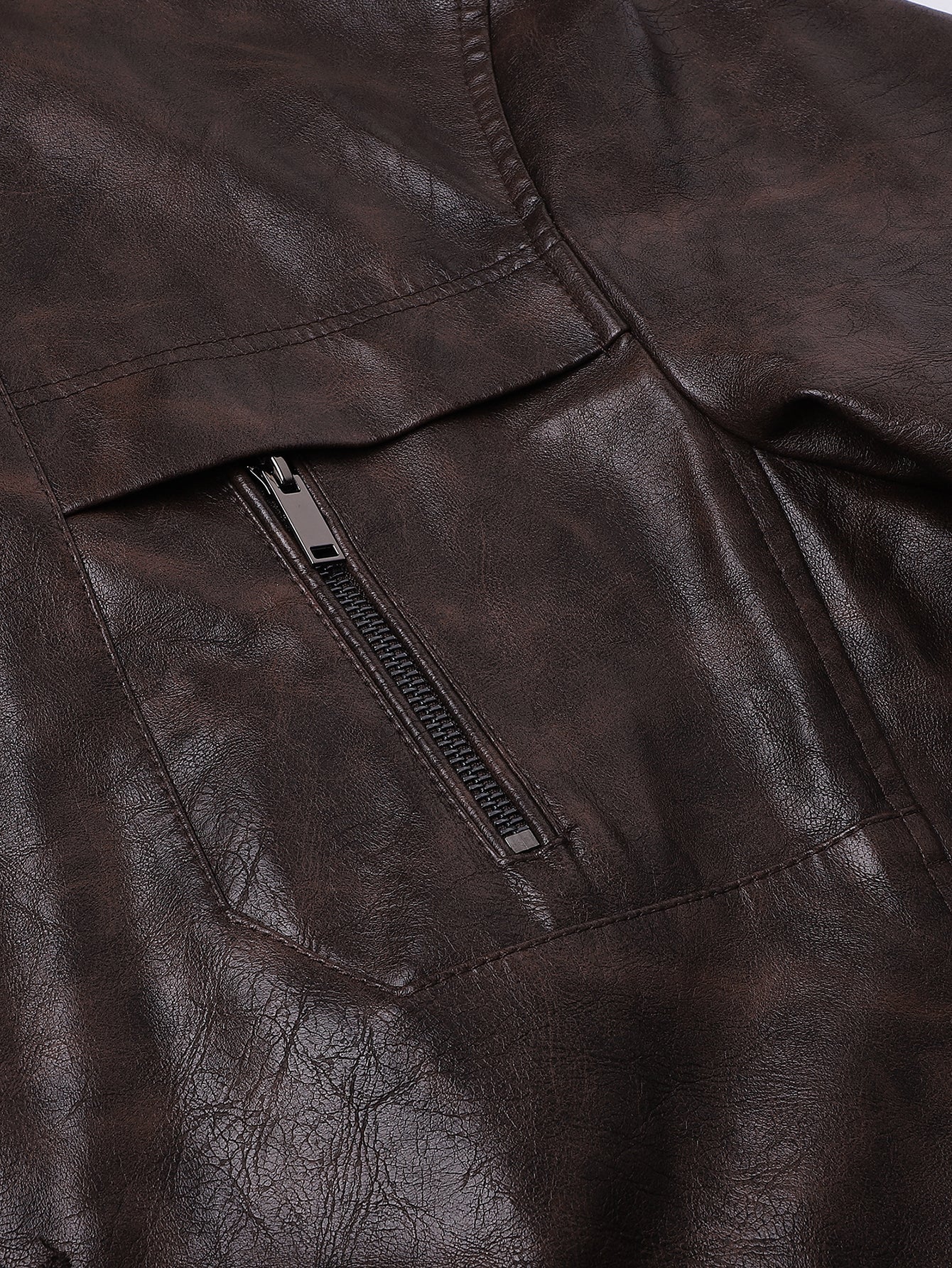 Lang geschnittener Trenchcoat aus PU-Leder - Image 10