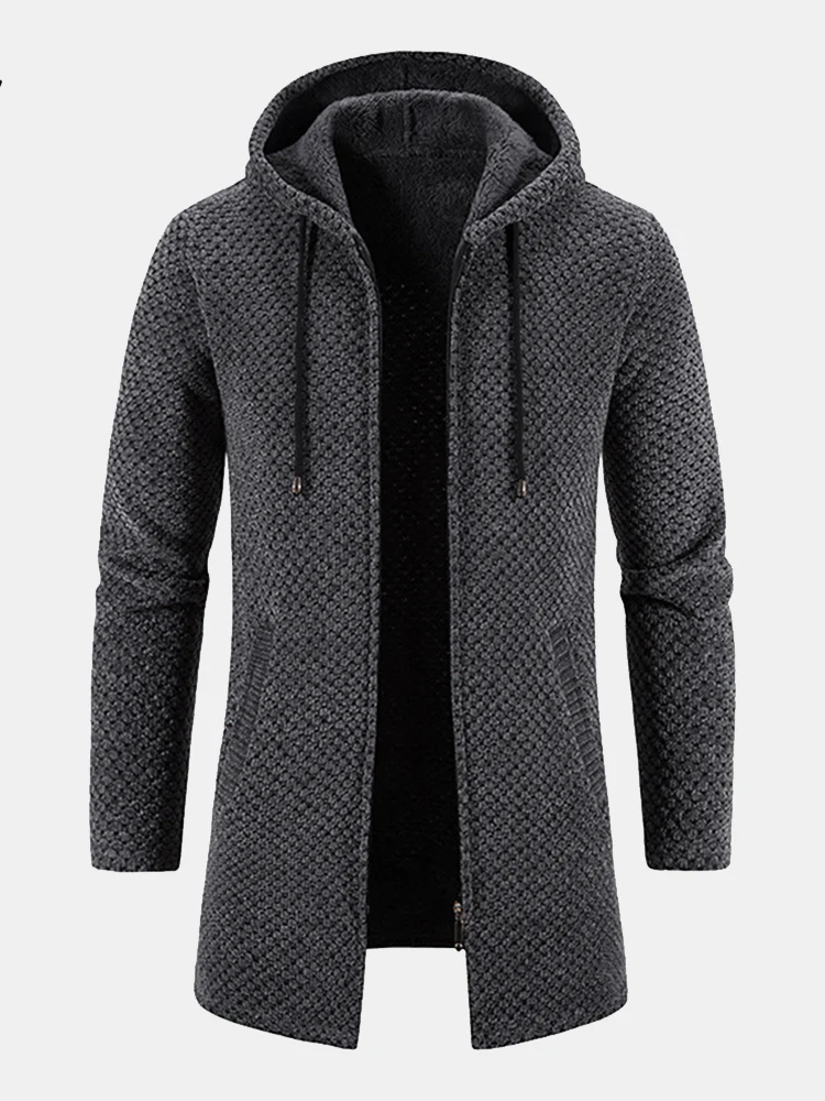 Langer, strukturierter Kapuzenpullover & Chino Cargo Jogginghosen - Image 8
